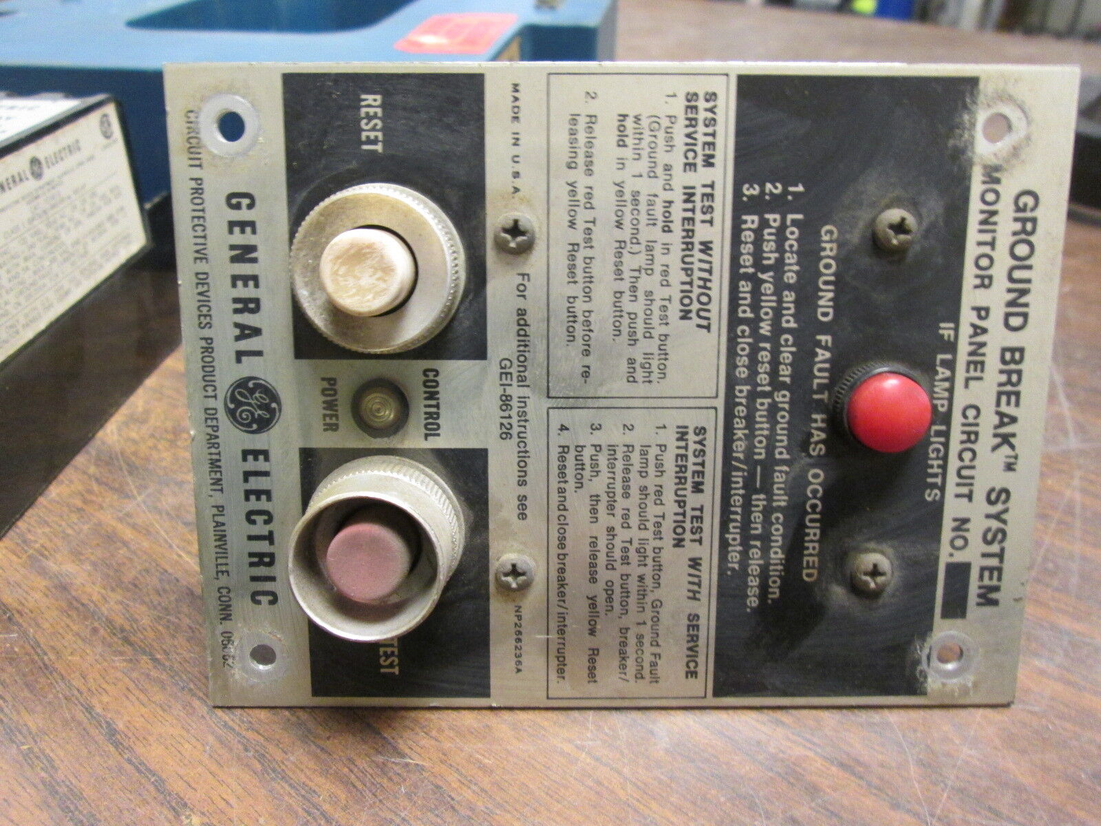 GE Ground Break System TGS0408/TGSR12/TGSMP Used