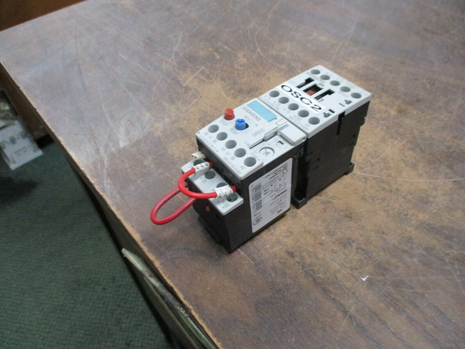 Siemens Sirius Starter 3RT1017-1AK61/3RU1116-1GB0 120V Coil 20A 600V Used