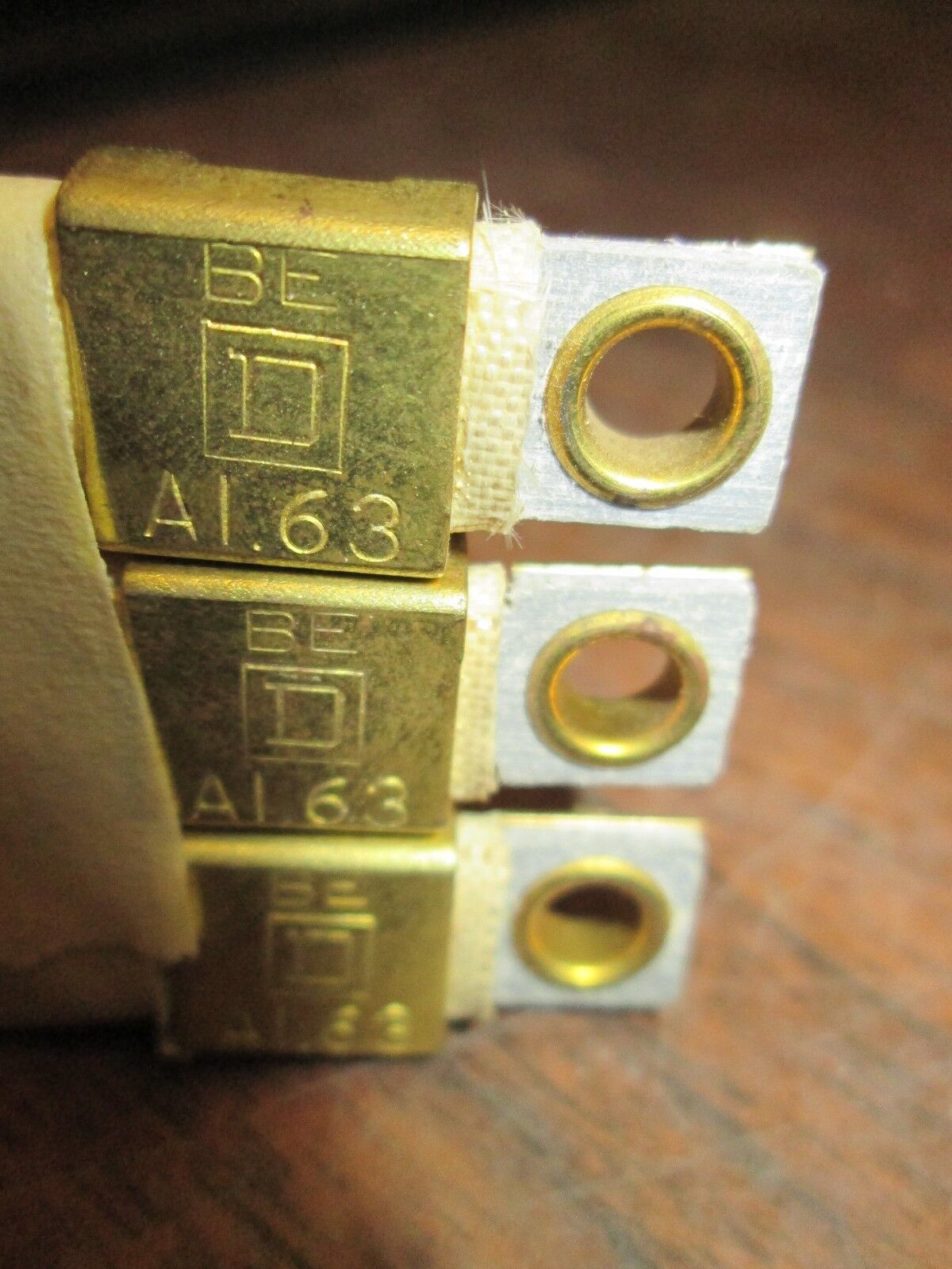Square D Overload Relay Thermal Unit A1.63 Lot of 3 Used