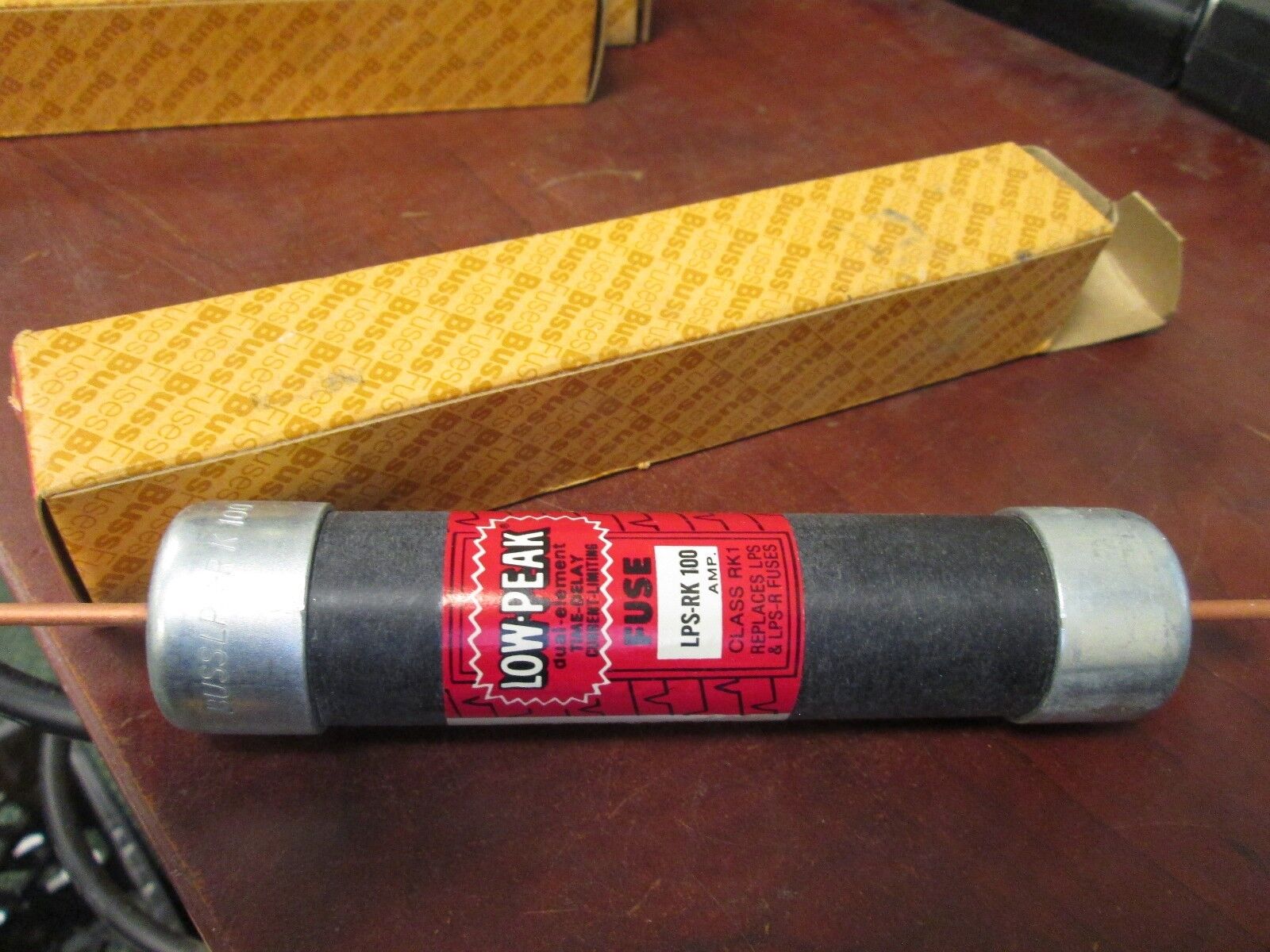 Buss Low-Peak Fuse LPS-RK 100 600V 100A New Surplus