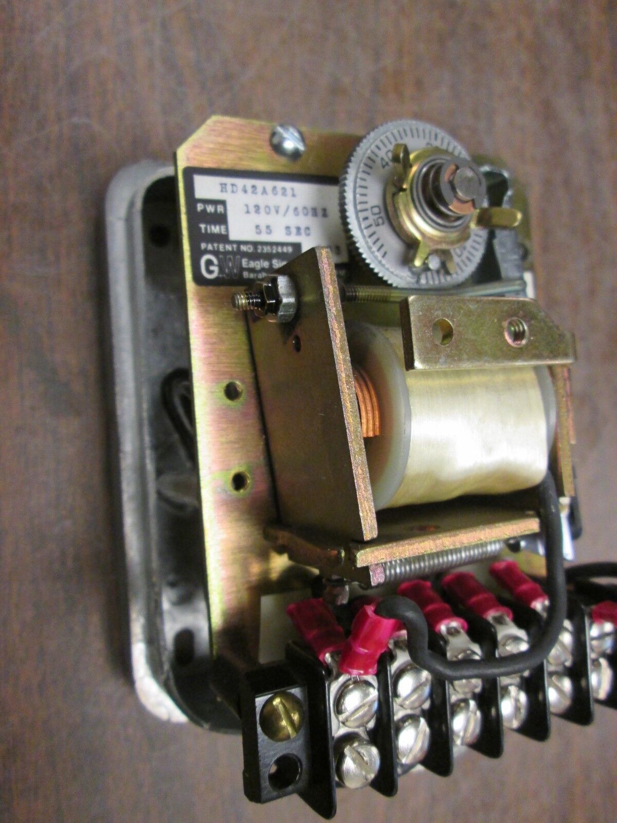 Eagle Signal Timer HD42A621 120V 60Hz 55 sec Used - missing inside scew
