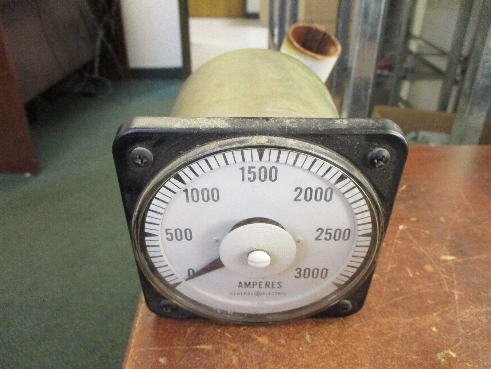 GE/PMC AC Ammeter 103 131 LSUA Range: 0-3000A Used