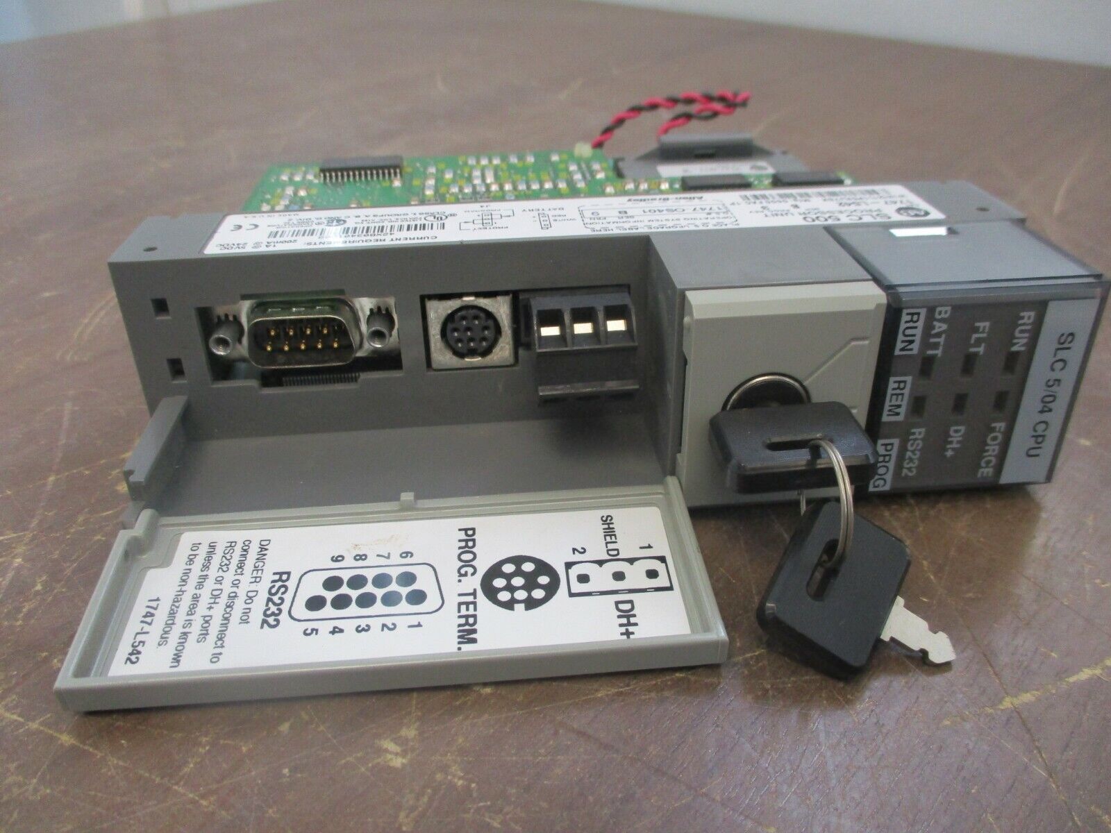 Allen-Bradley SLC 500 Processor Unit 1747-L542 Ser. B Proc. Rev.: 3 Used