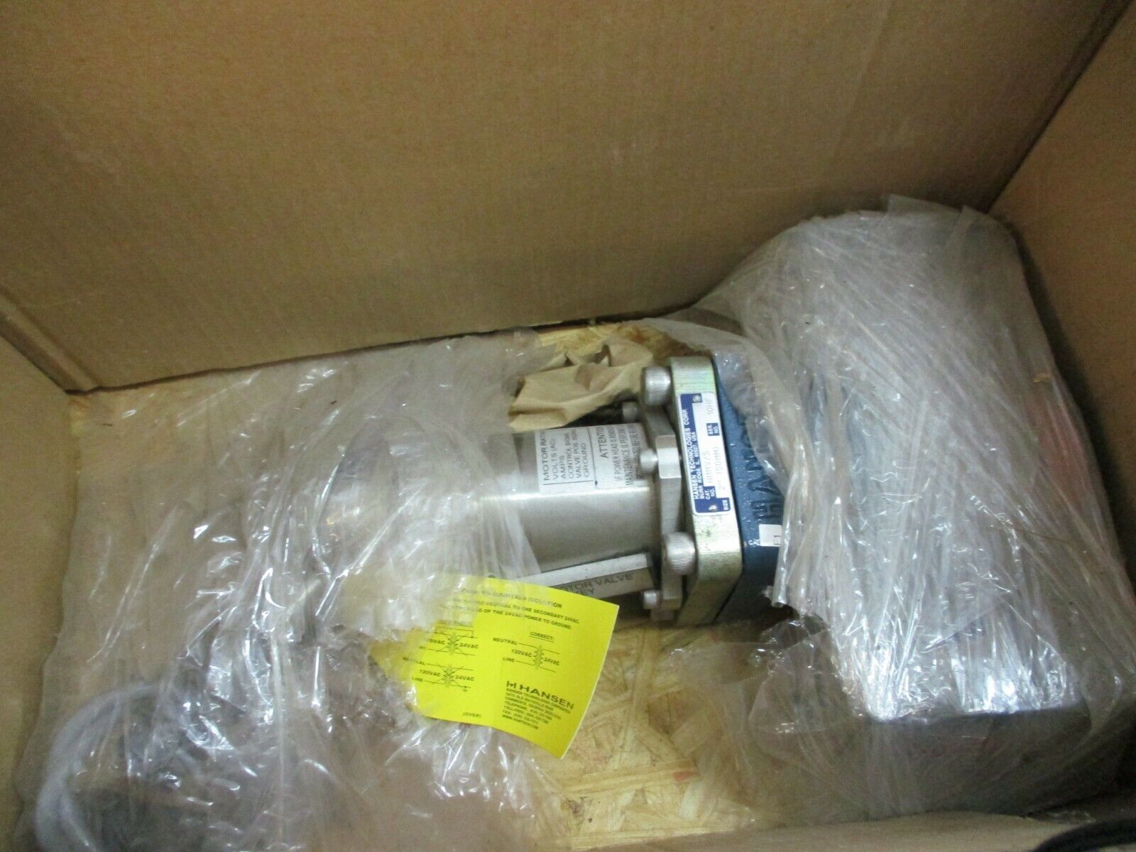 Hansen Technologies Motorized Valve HMMV/5 Size: 2" 24 VAC 5A New Surplus