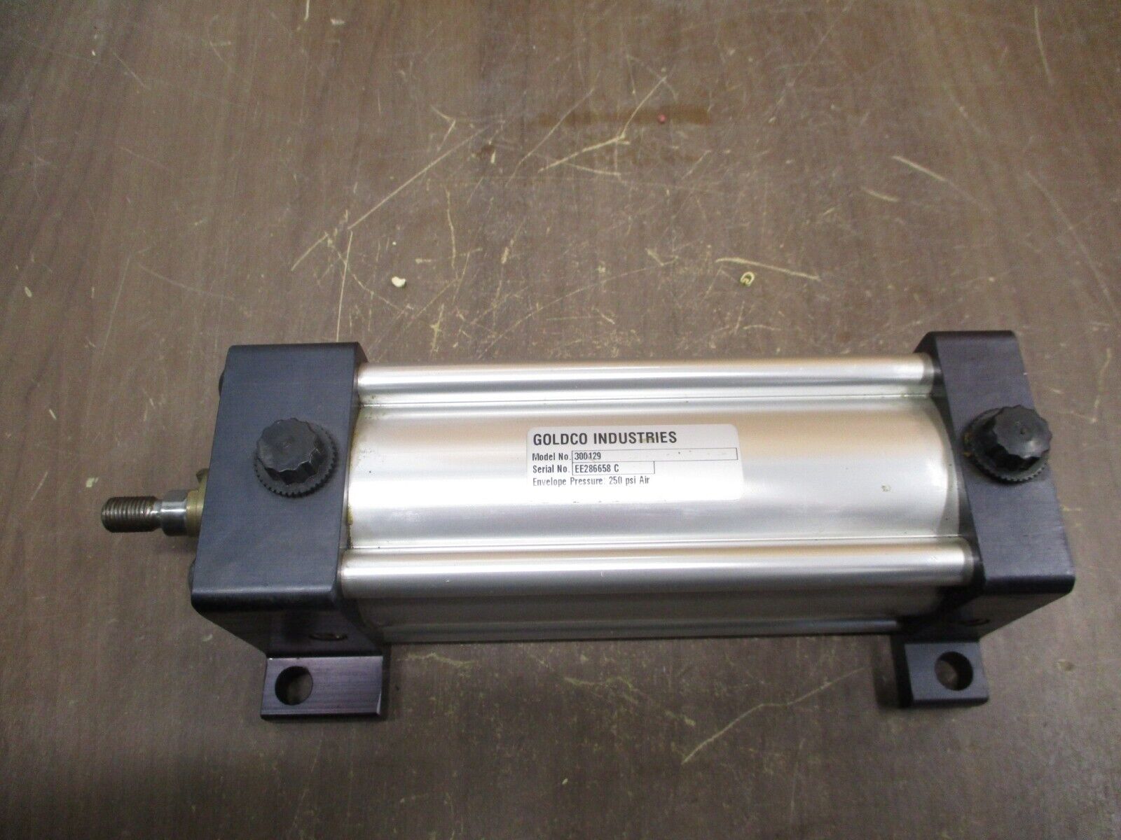 Goldco Industries Pneumatic Air Cylinder 300129 250PSI Used