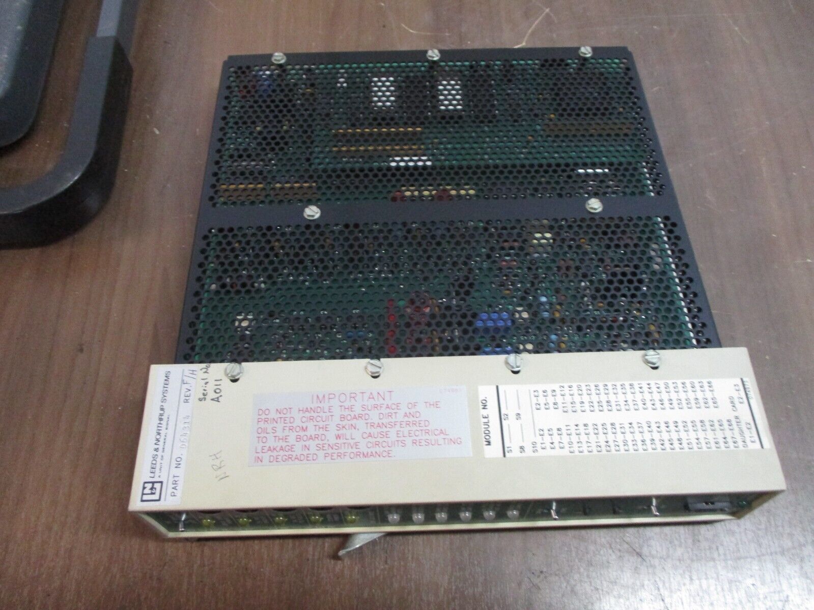 Leeds & Northrup Output Driver Module 064314 Rev. F/H Used