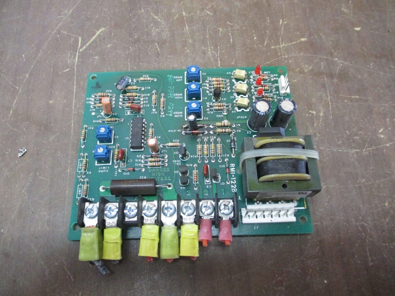 White Data Systems Motor Control Board RMI-122B Used