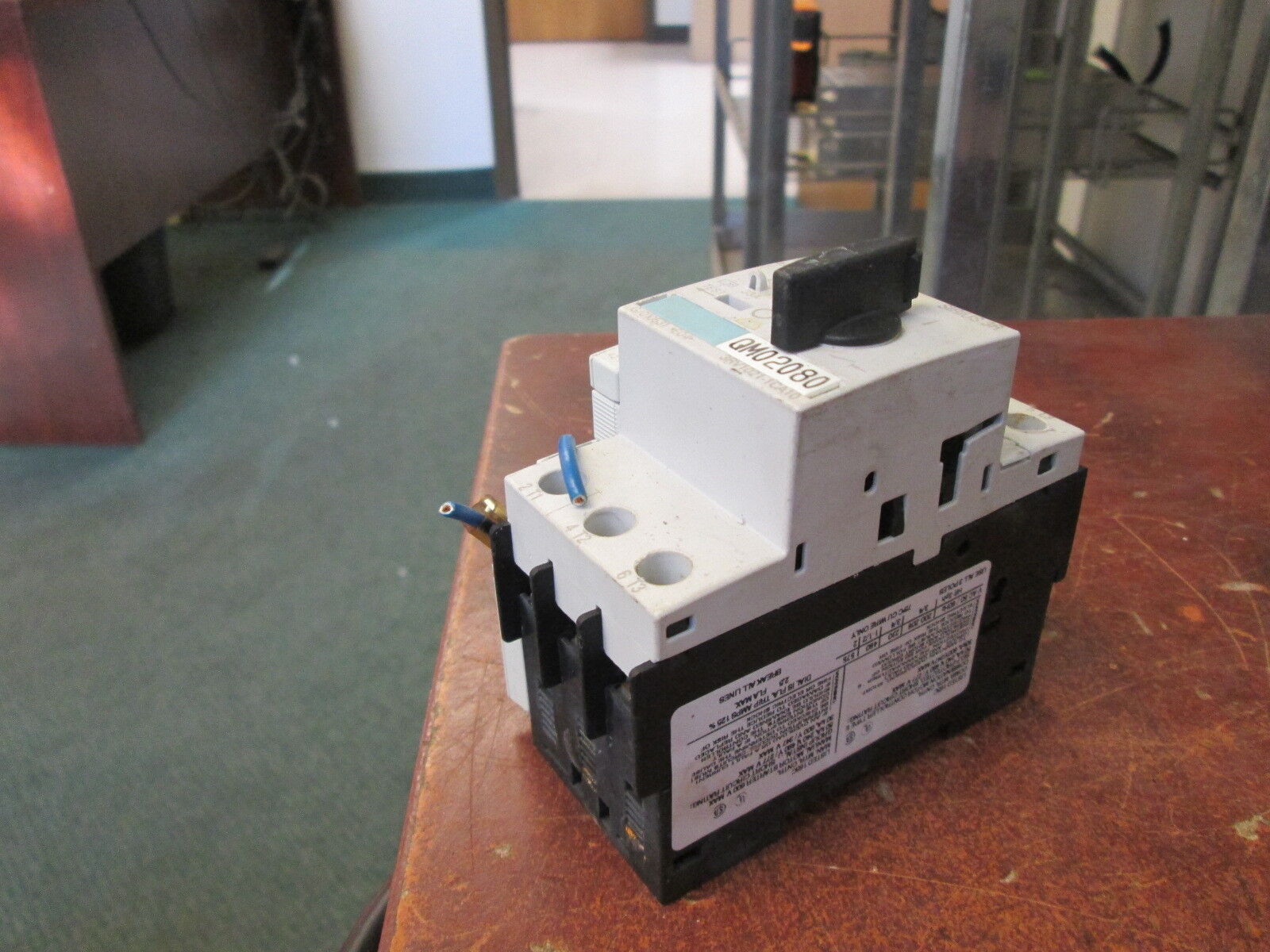 Siemens Sirius 3R Motor Protector 3RV1021-1CA10 Trip: 1.8-2.5A 600V Used