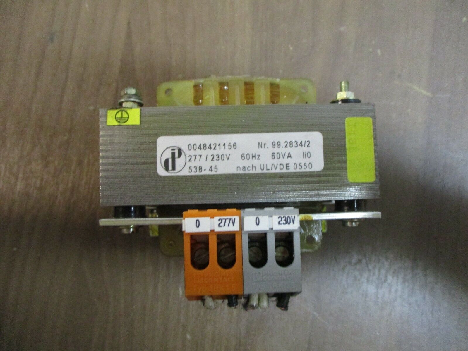 DIP Transformer 0048421156 60VA 277/230V 60Hz Used