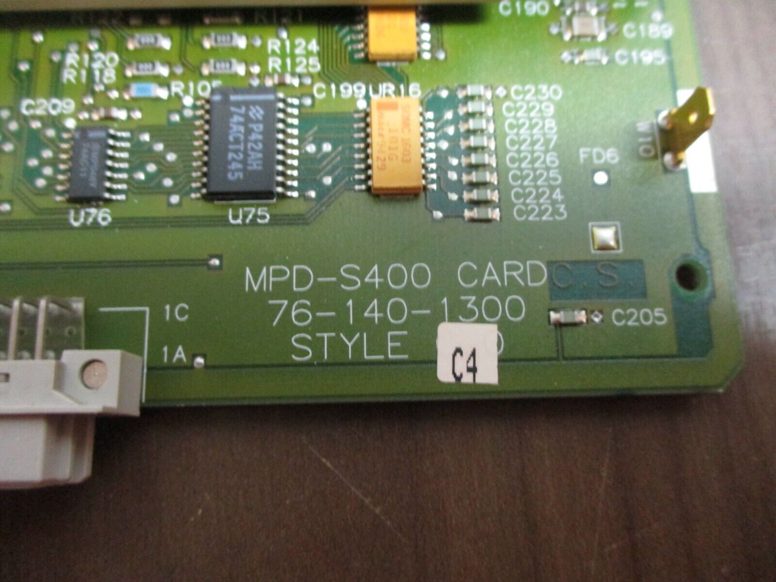 Telrad MPD-S400 Card 76-140-1300 Style: C4 Used