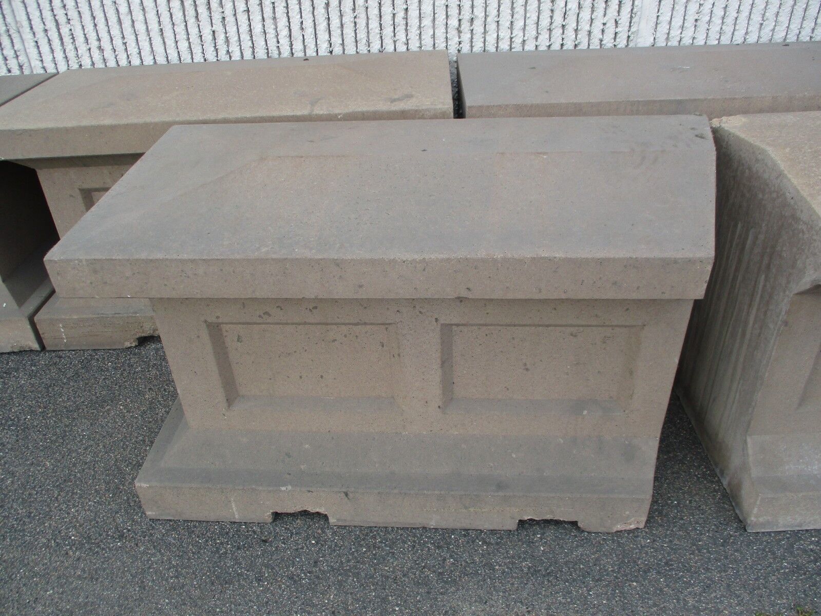Petersen Decorative Concrete Security Barriers 4.5-5' Long 30"Wide 34" Tall Used