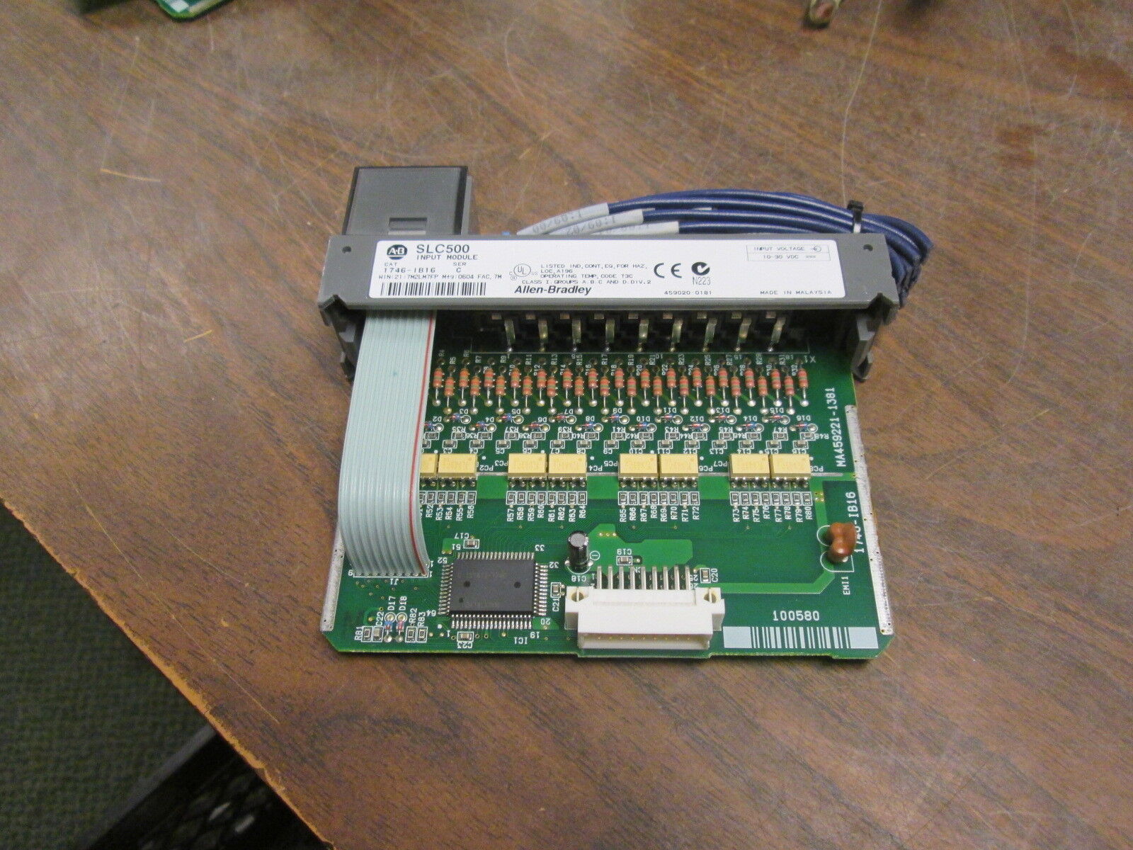 Allen-Bradley SLC 500 Input Module 1746-IB16 Series C 10-30 VDC, Used