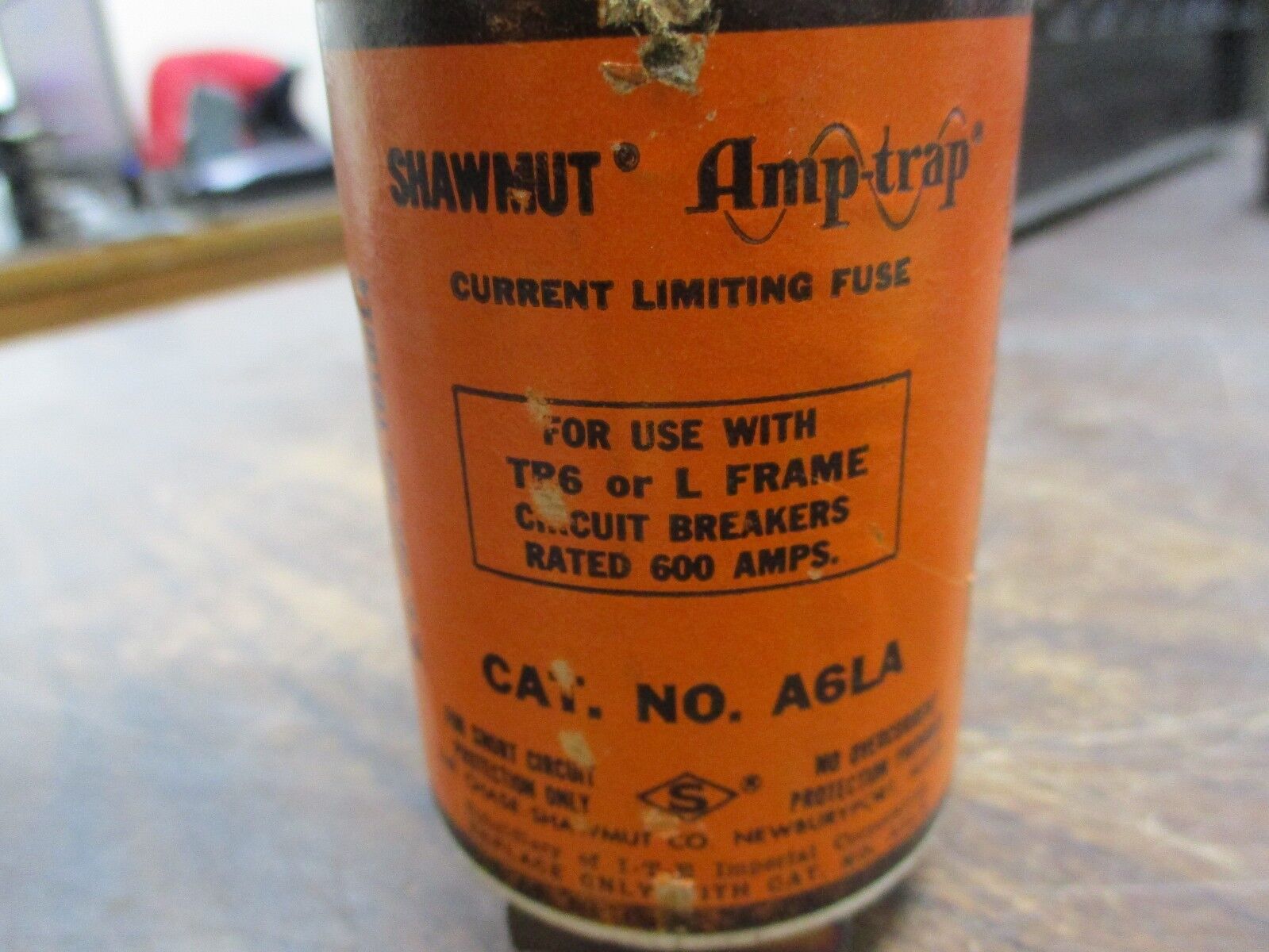 Shawmut Amp-Trap Fuse A6LA Used