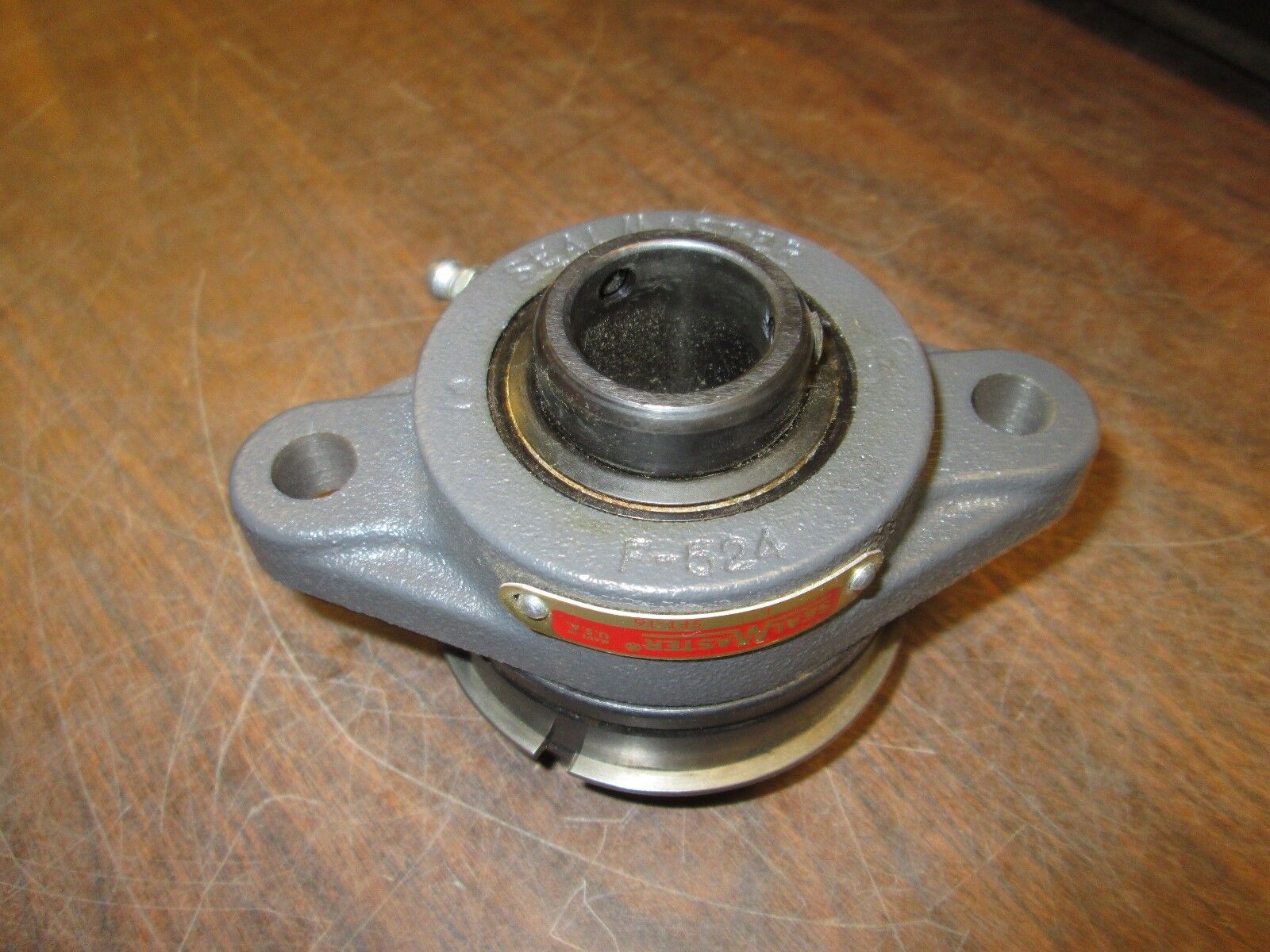 Sealmaster Flange Bearing w/ Insert SFT-16 / ER-22T Mounted 2-Bolt Used