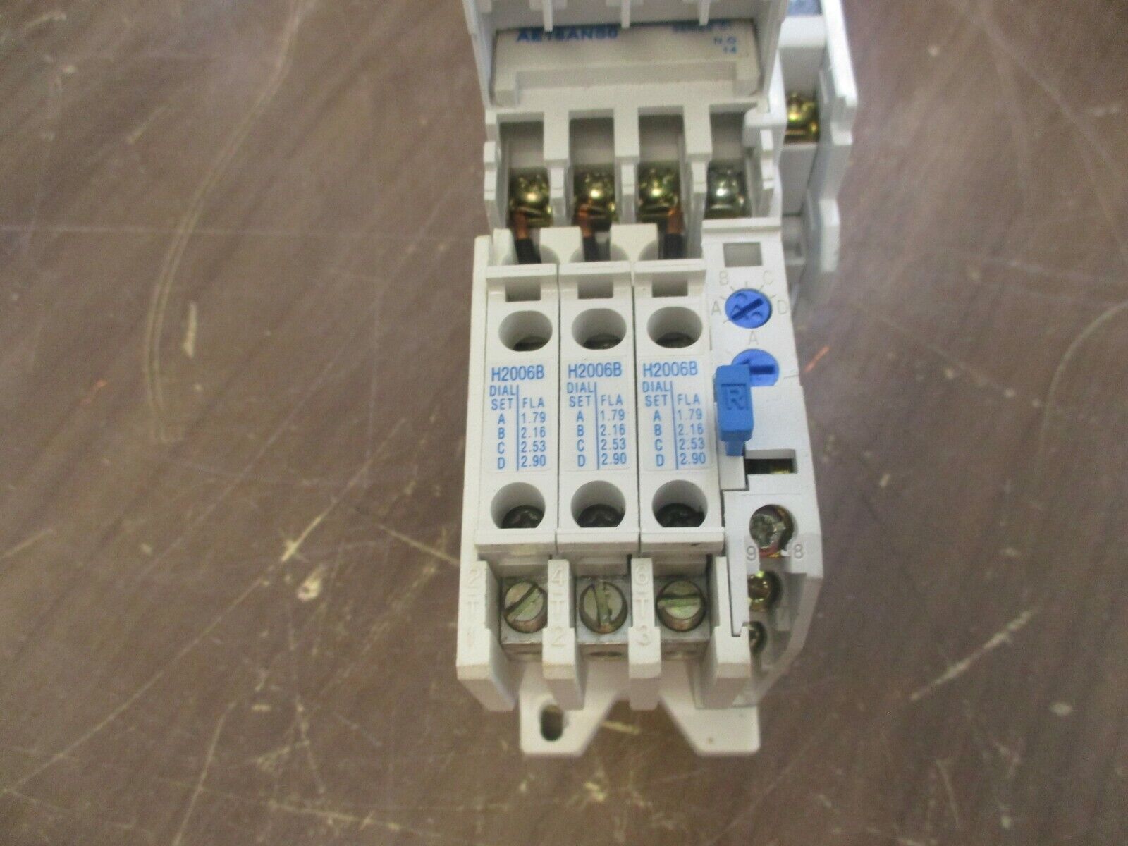 Cutler-Hammer Starter AE16ANS0/C306DN3 120V Coil w/ Aux Contact Block Used