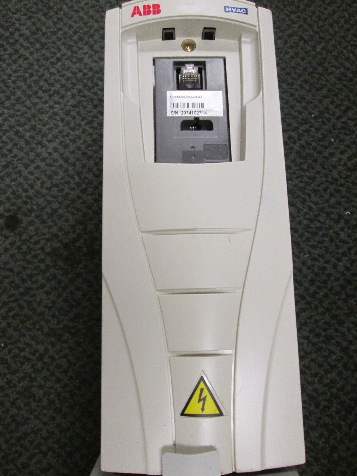 ABB ACH550 AC Drive with Bypass ACH550-VD-03A3-4+F267 1.5HP Used