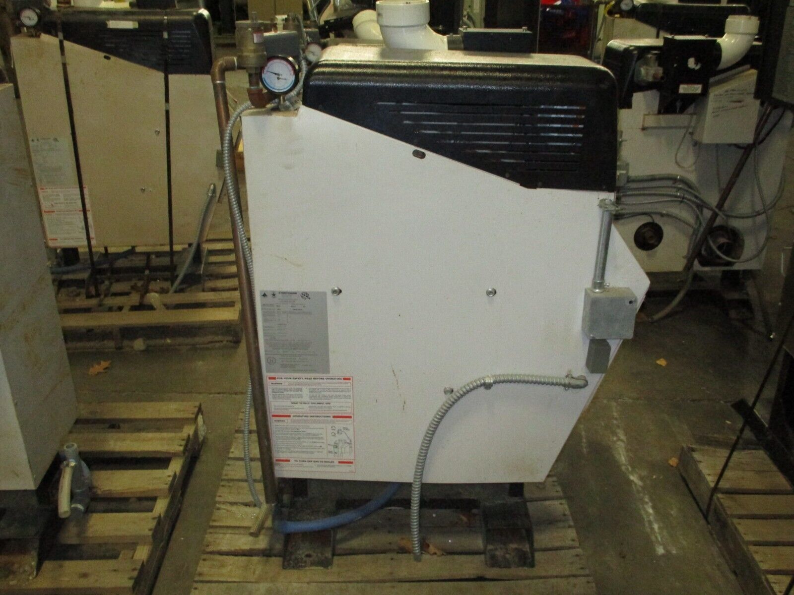 Hydrotherm Low Pressure Cast Iron Boiler KN-4 400,000 BTU Natural Gas 120V 1Ph