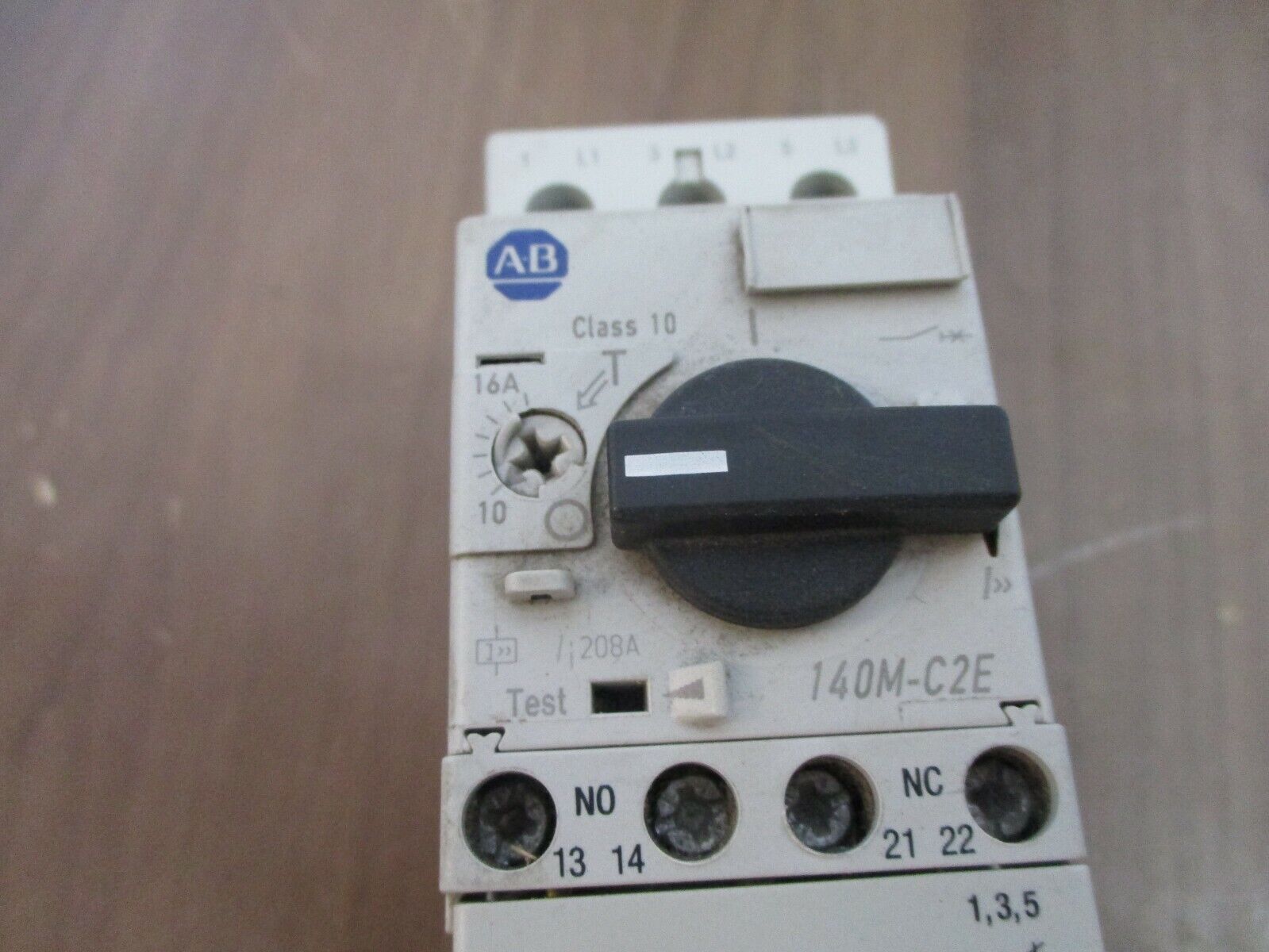 Allen-Bradley Combination Starter 190S-DND2-CC16C Ser. B 120V Coil Trip: 10-16A