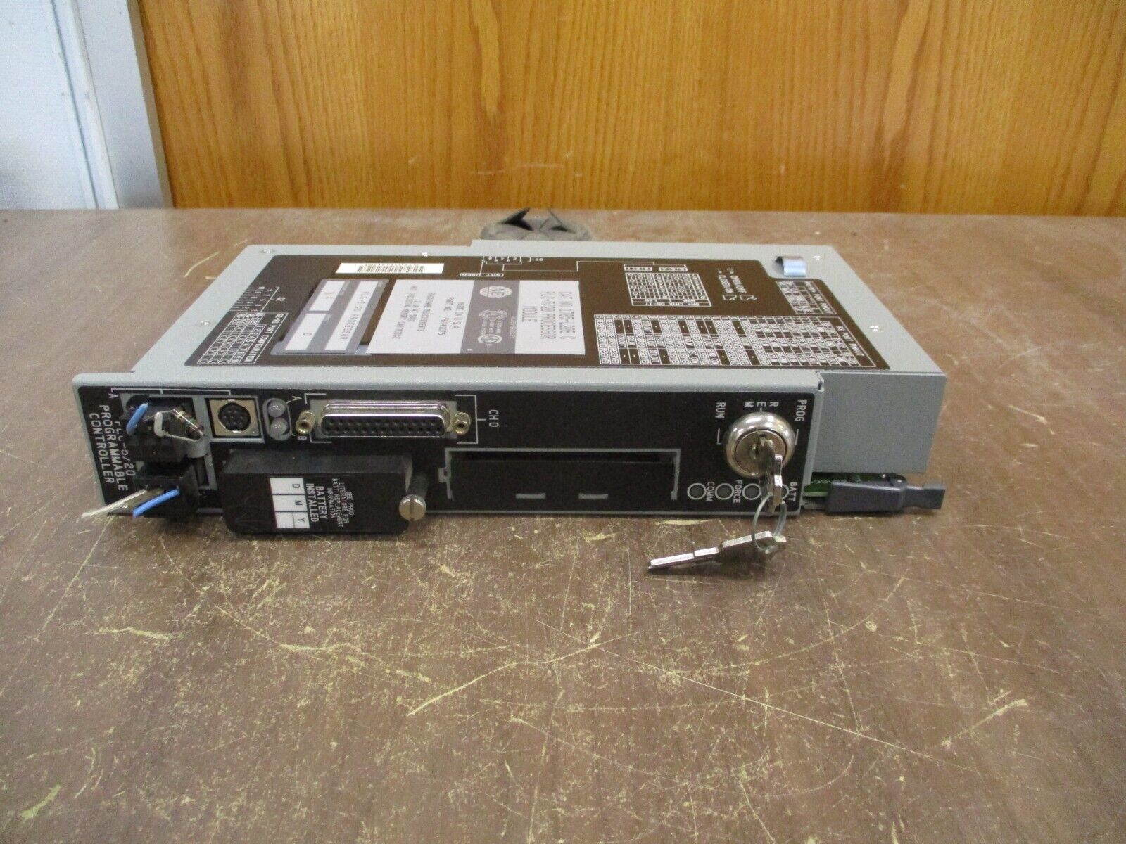 Allen-Bradley PLC-5/20 Processor Module 1785-L20B Ser. C F/W Rev. C Used