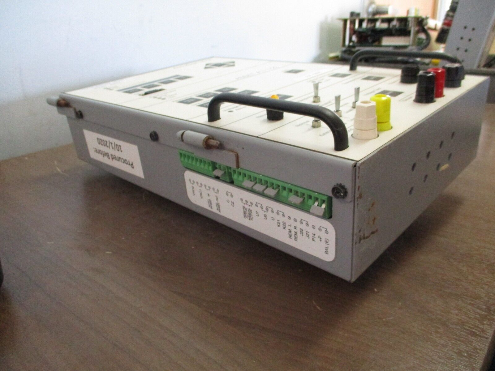 Siemens Accu/Stat MJ-X Voltage Regulator Control Panel C-60313 Used
