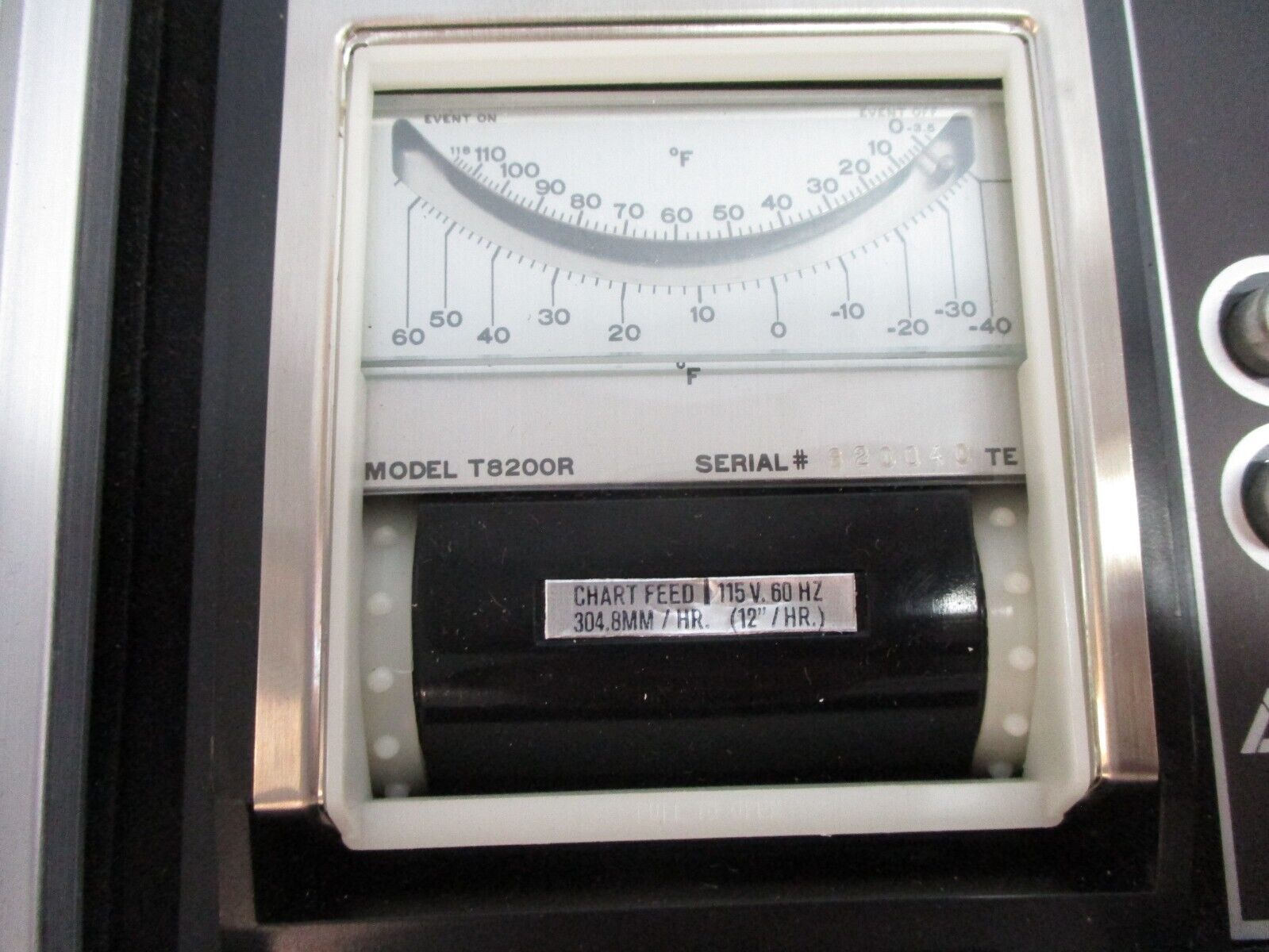Amprobe Temperature / Event Recorder LT8200R Range: -40-+60°F -3.5-+118°F 115V