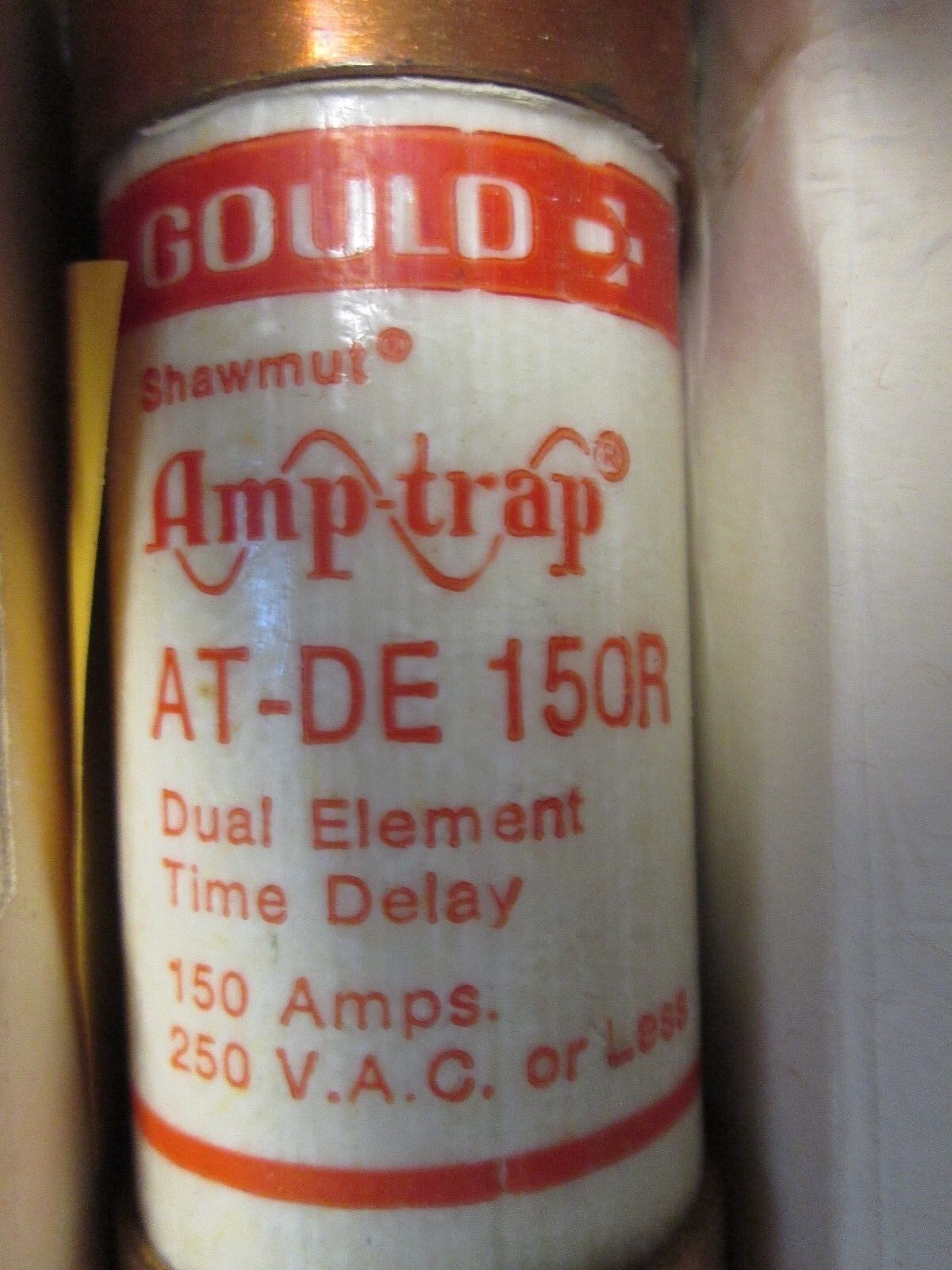 Gould Shawmut Amp-Trap Fuse AT-DE 150R 250V 150A New Surplus