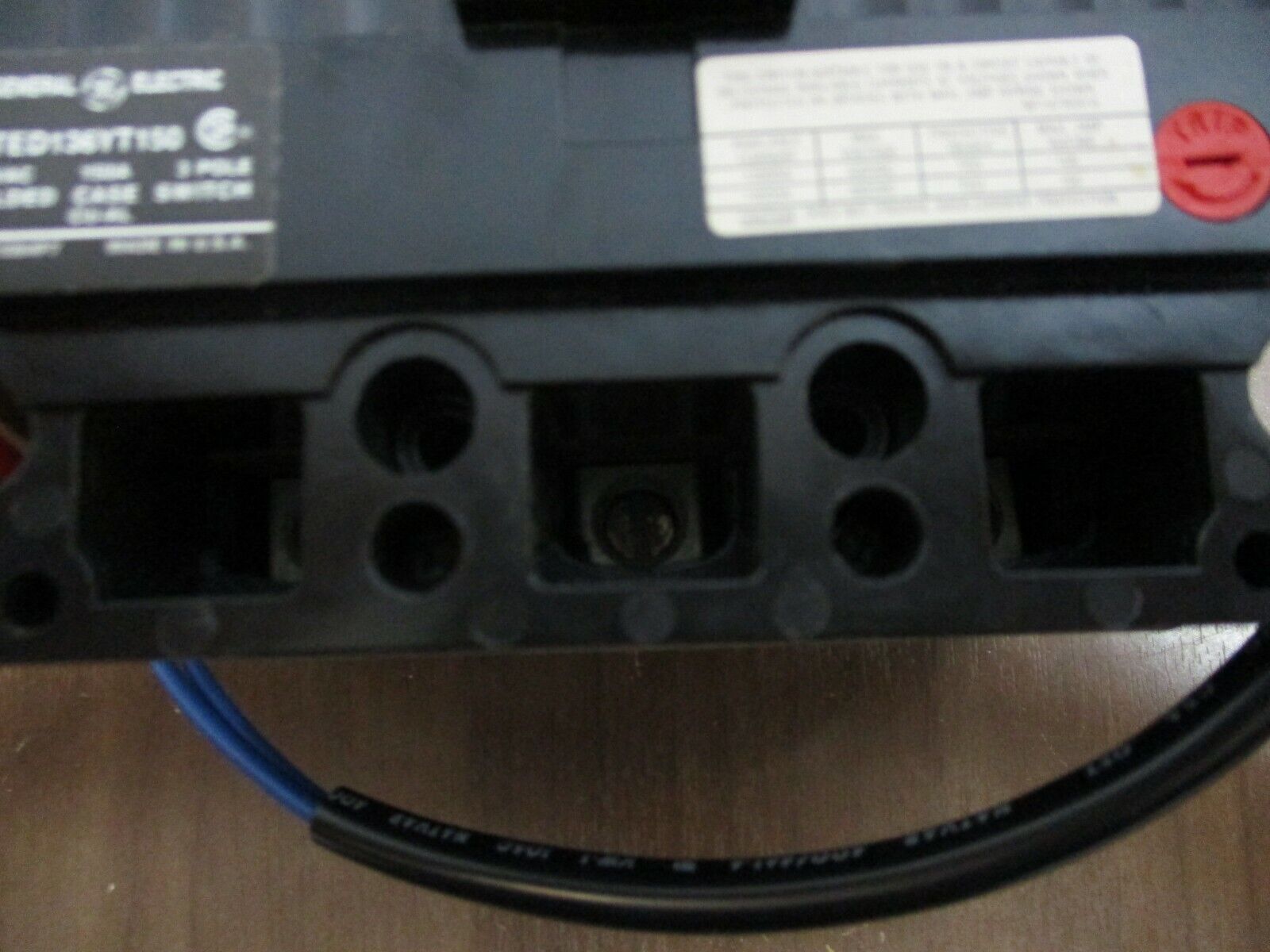 GE TED Circuit Breaker TED136YT150 150A 600V 3P Used