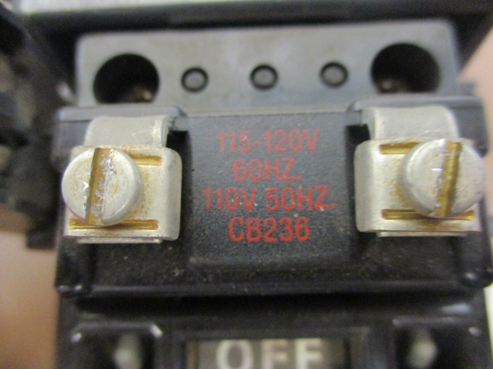 Allen-Bradley Size 0 Contactor 509-AOB Ser. B 115-120V Coil 18A 600V Used