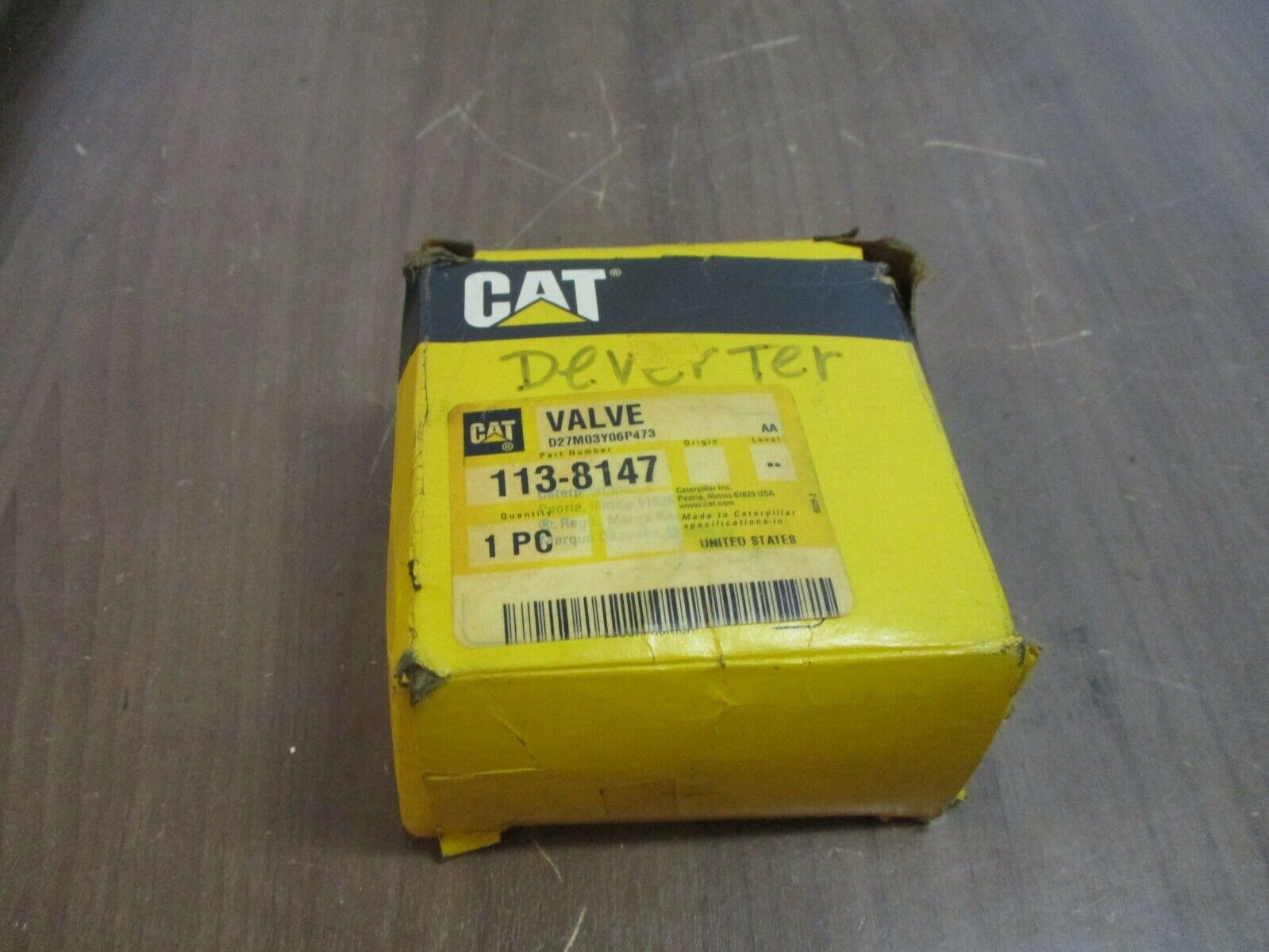 CAT Valve 113-8147 New Surplus