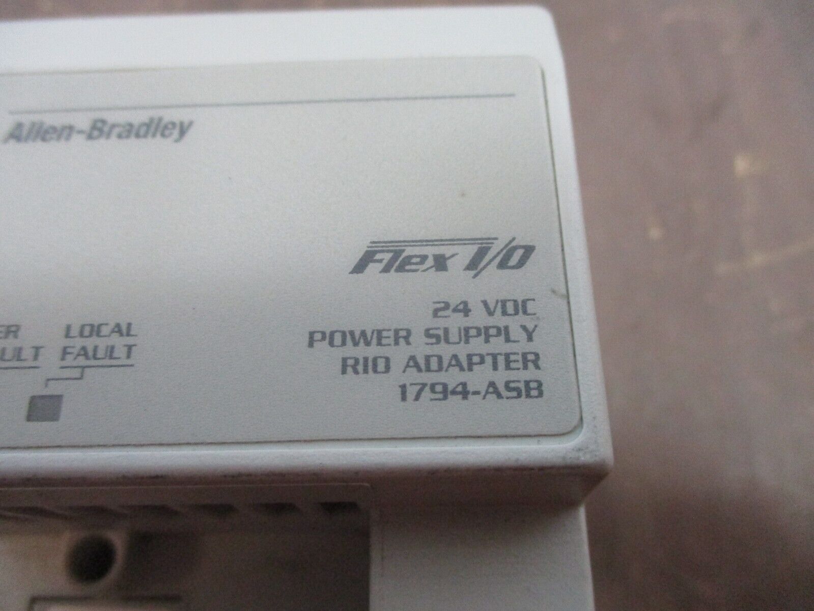 Allen-Bradley Flex I/O Power Supply RIO Adapter 1794-ASB Ser. E Rev. A01 24VDC