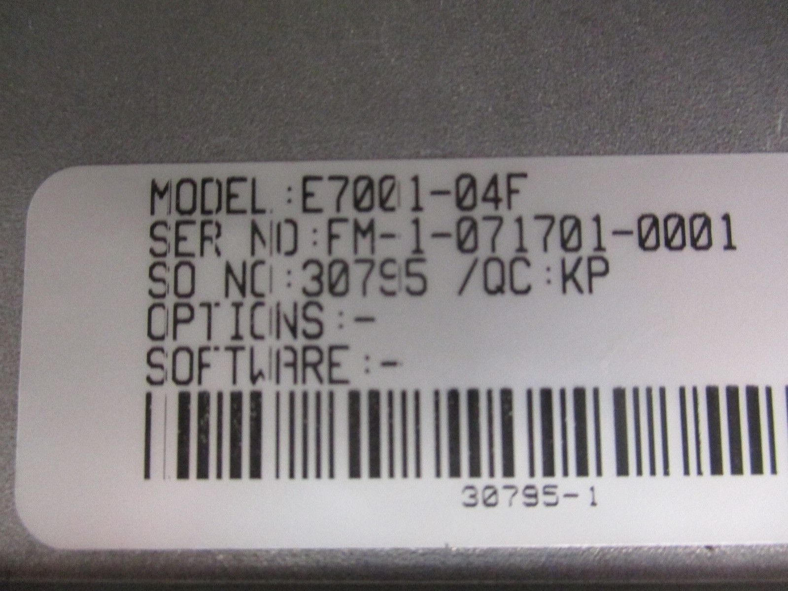 Saftronics FP5 AC Drive E7001-04F / CIMR-P5U22P2 3HP 3Ph w/ Keypad Used