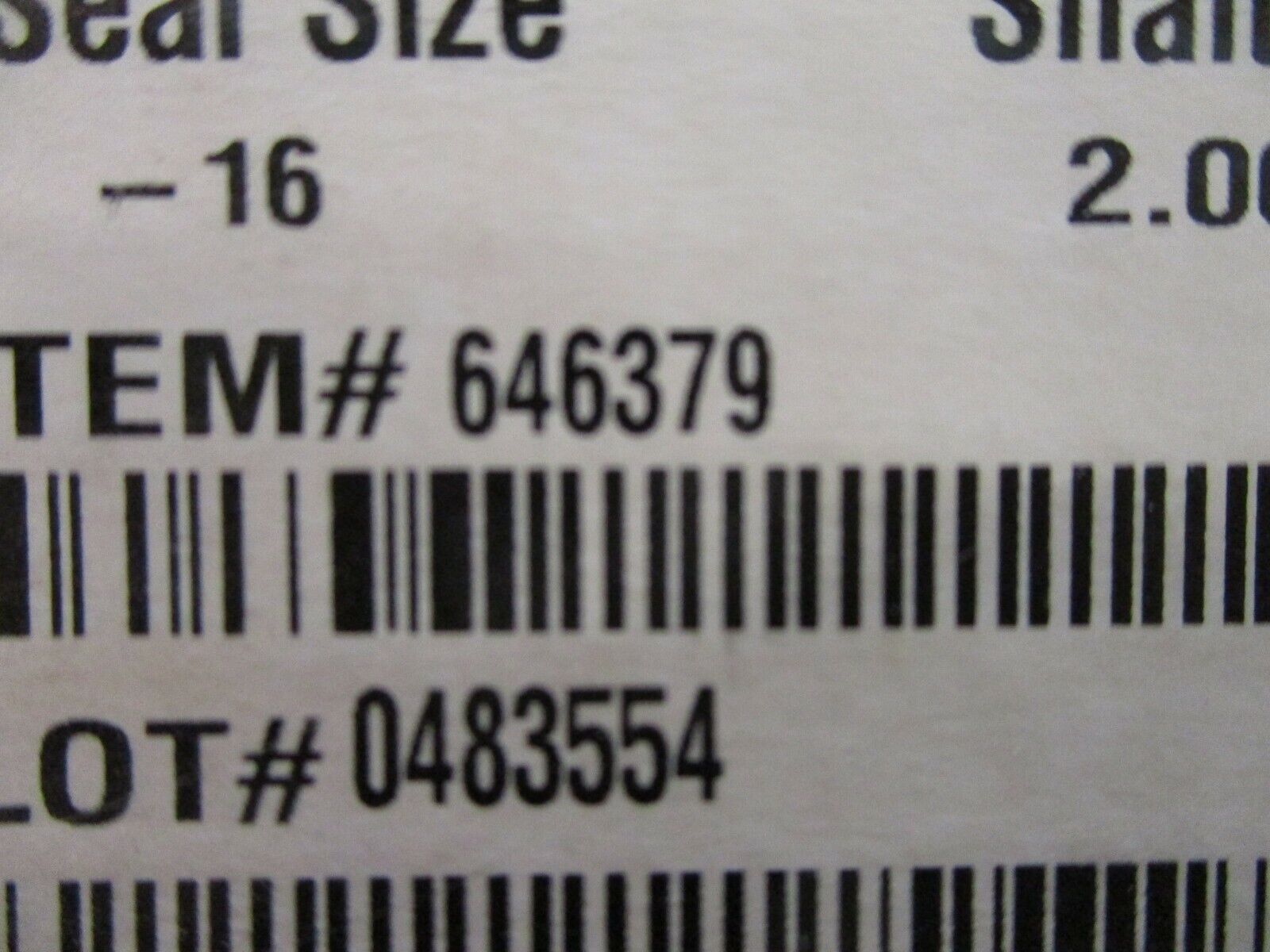 Chesterton 442M Mixer Stationary Split Seal 646379 Seal Size: -16 New Surplus