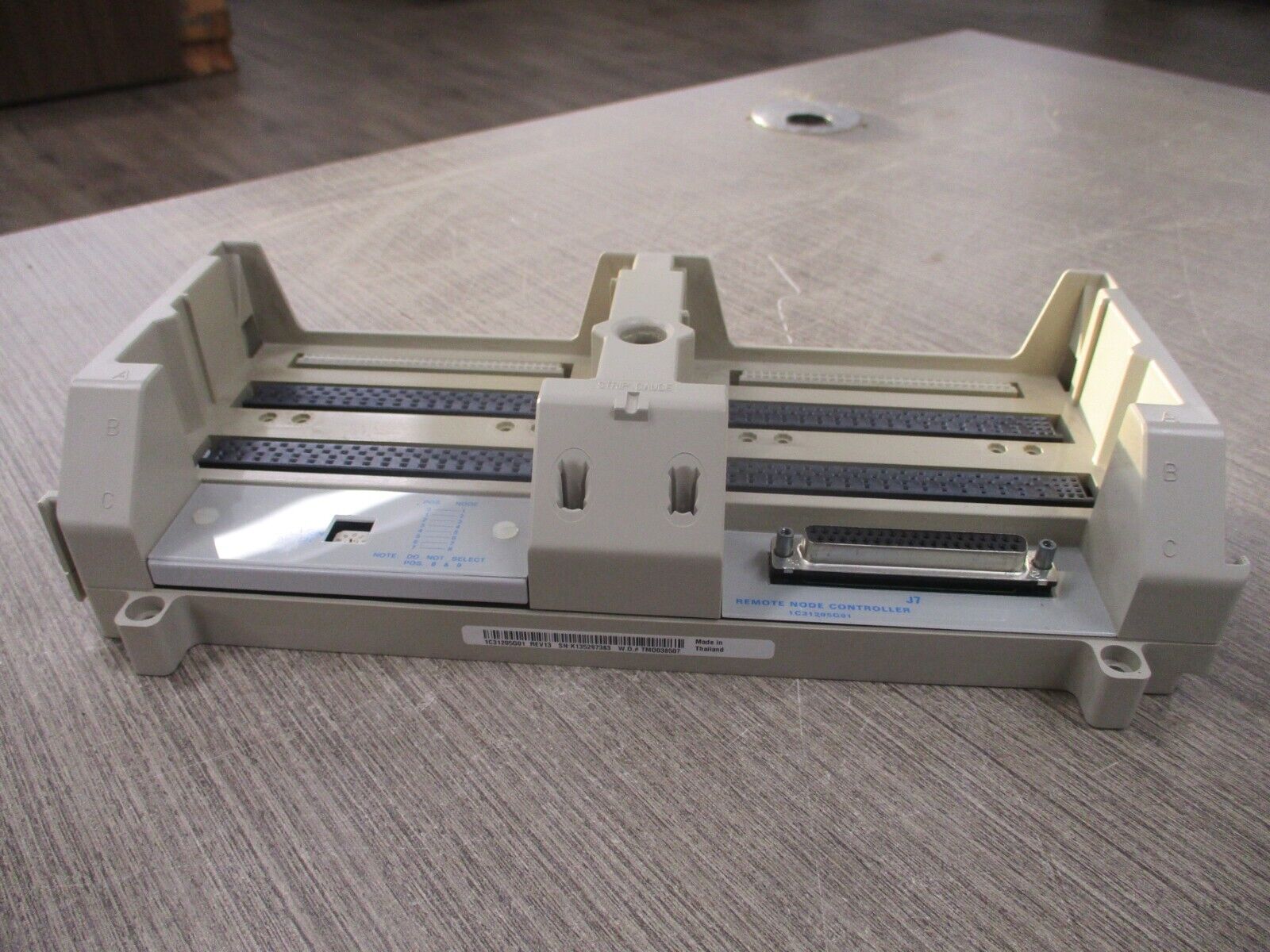 Emerson Ovation Remote Node Base Assembly 1C31205G01 Rev. 13 Used