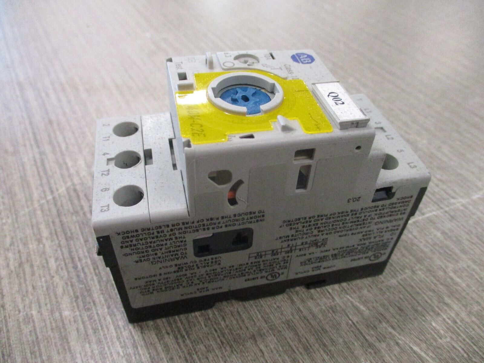 Allen-Bradley Manual Motor Protector 140M-C2E-C10 Trip: 6.3-10A *No Handle* Used