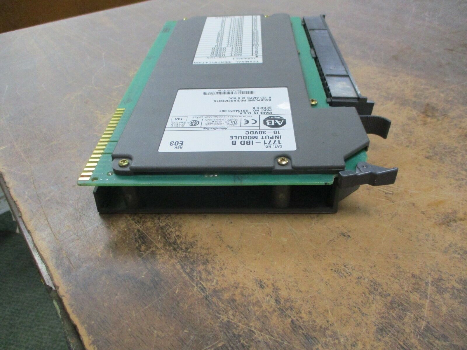 Allen-Bradley DC Input Module 1771-IBD B Ser. B Rev. E03 10-30VDC Used
