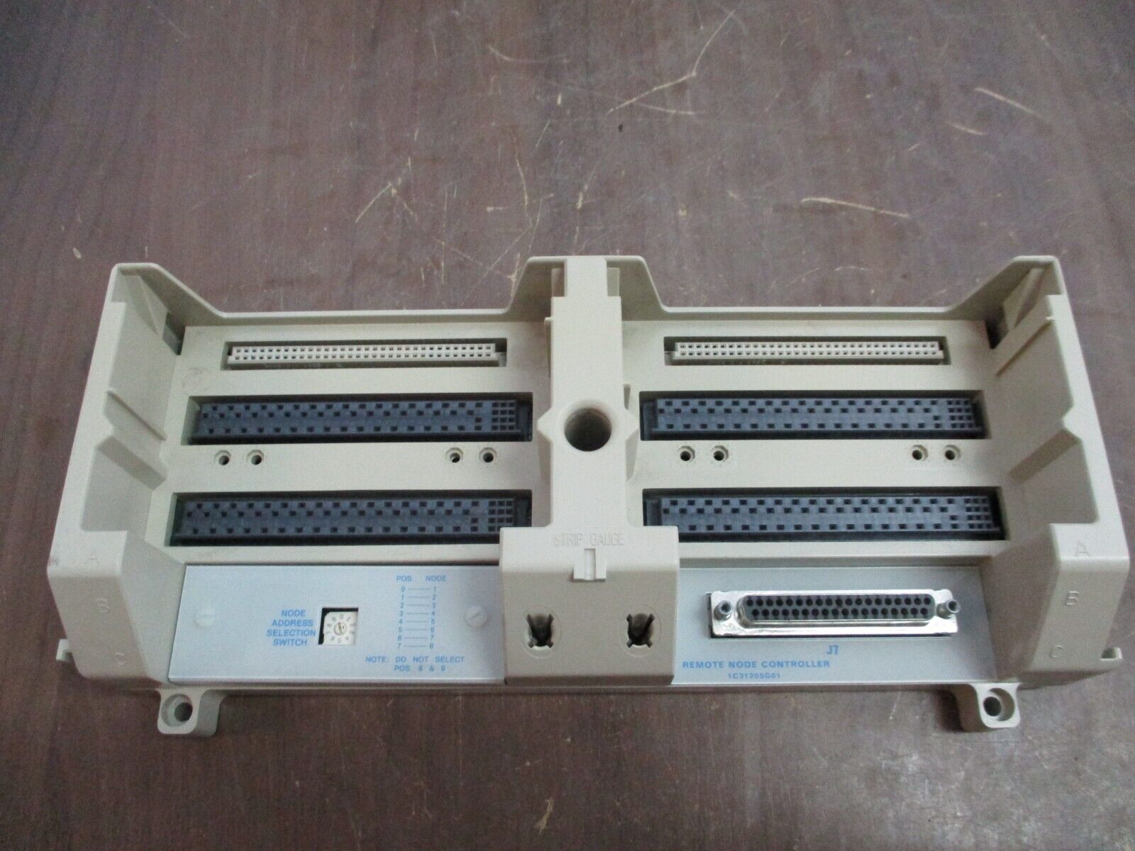 Emerson Ovation Remote Node Base Assembly 1C31205G01 Sub. 11 Used