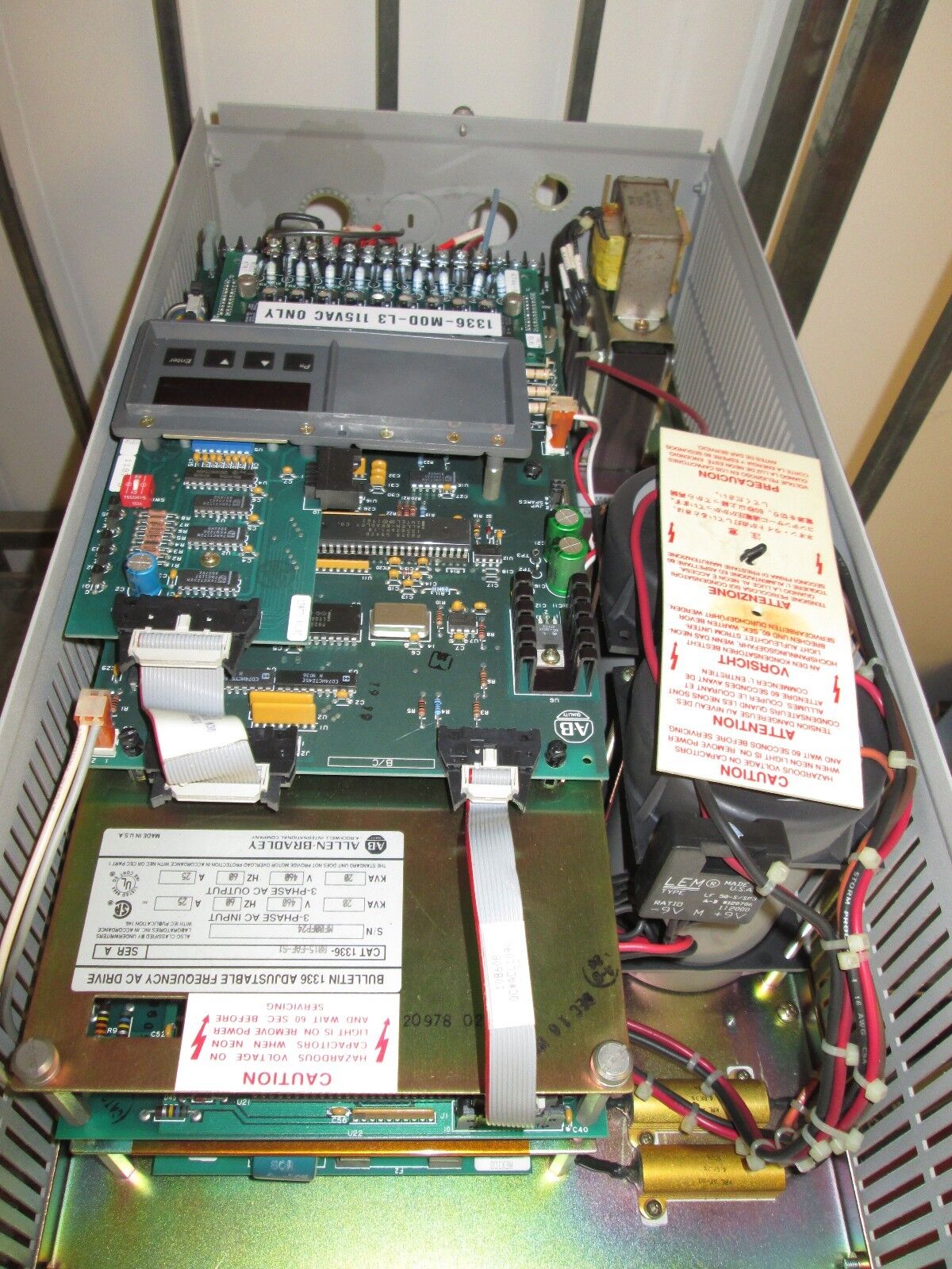Allen-Bradley AC Drive 1336-B015-EAE-S1 15HP *L3 Board* Used