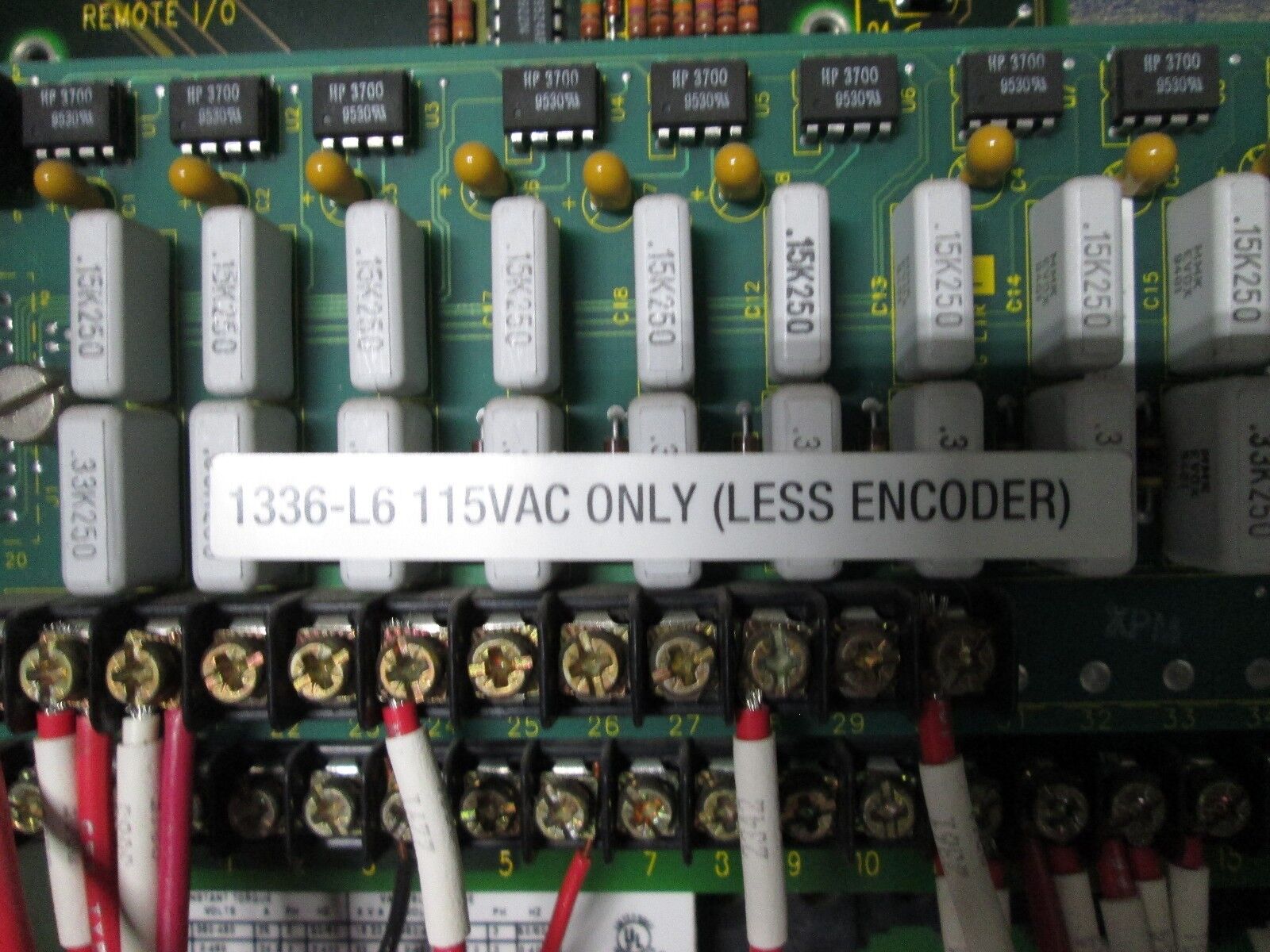 Allen-Bradley 1336 Plus AC Drive w/ Bypass 1336S-B015-AN-EN-L6 15HP 3Ph Used