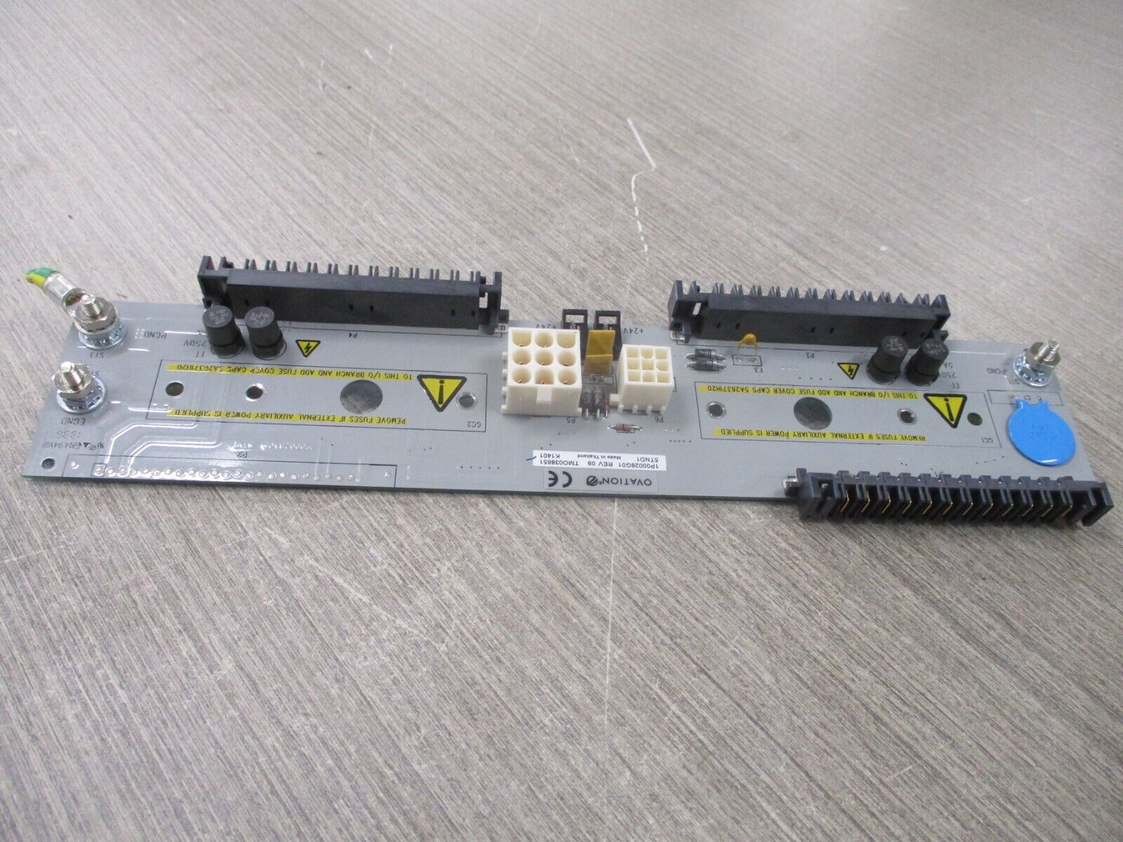 Emerson Ovation Local I/O Transition Panel 1P00028G01 Rev. 09 Used