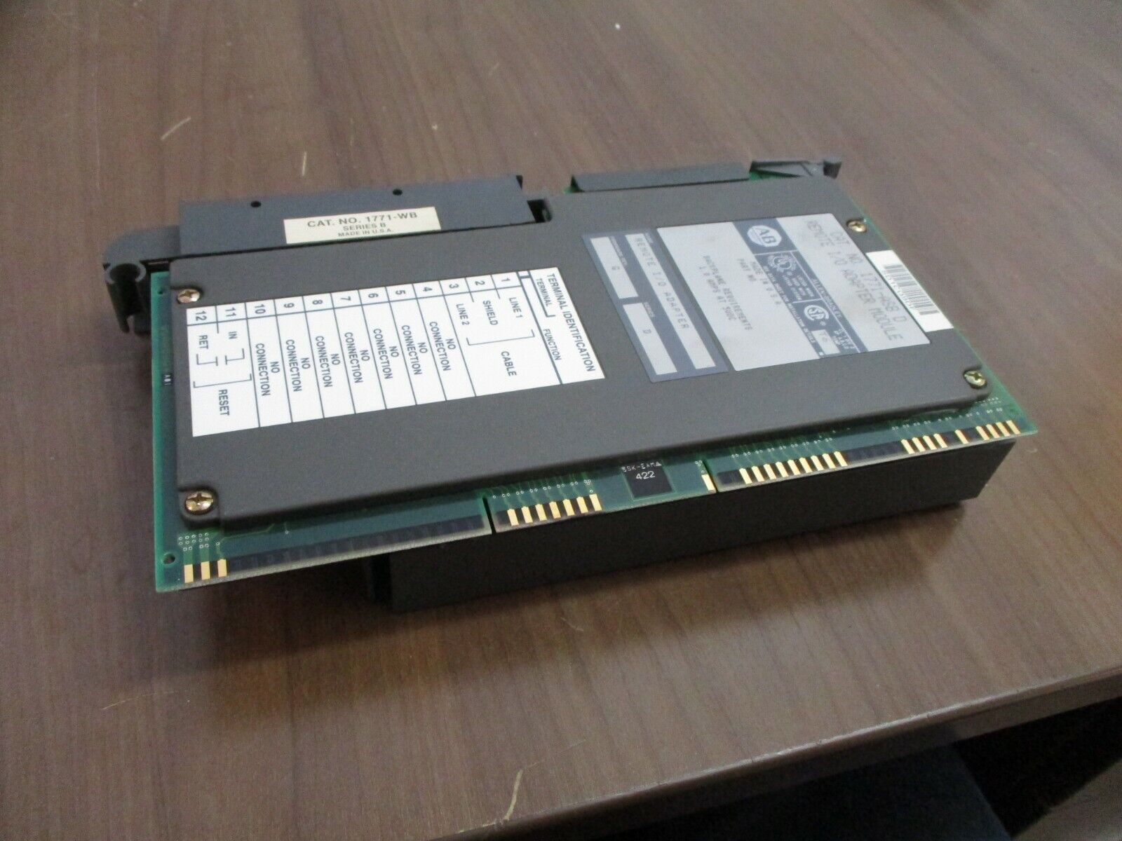 Allen-Bradley Remote I/O Adapter Module 1771-ASB D Ser. D F/W Rev. G Used