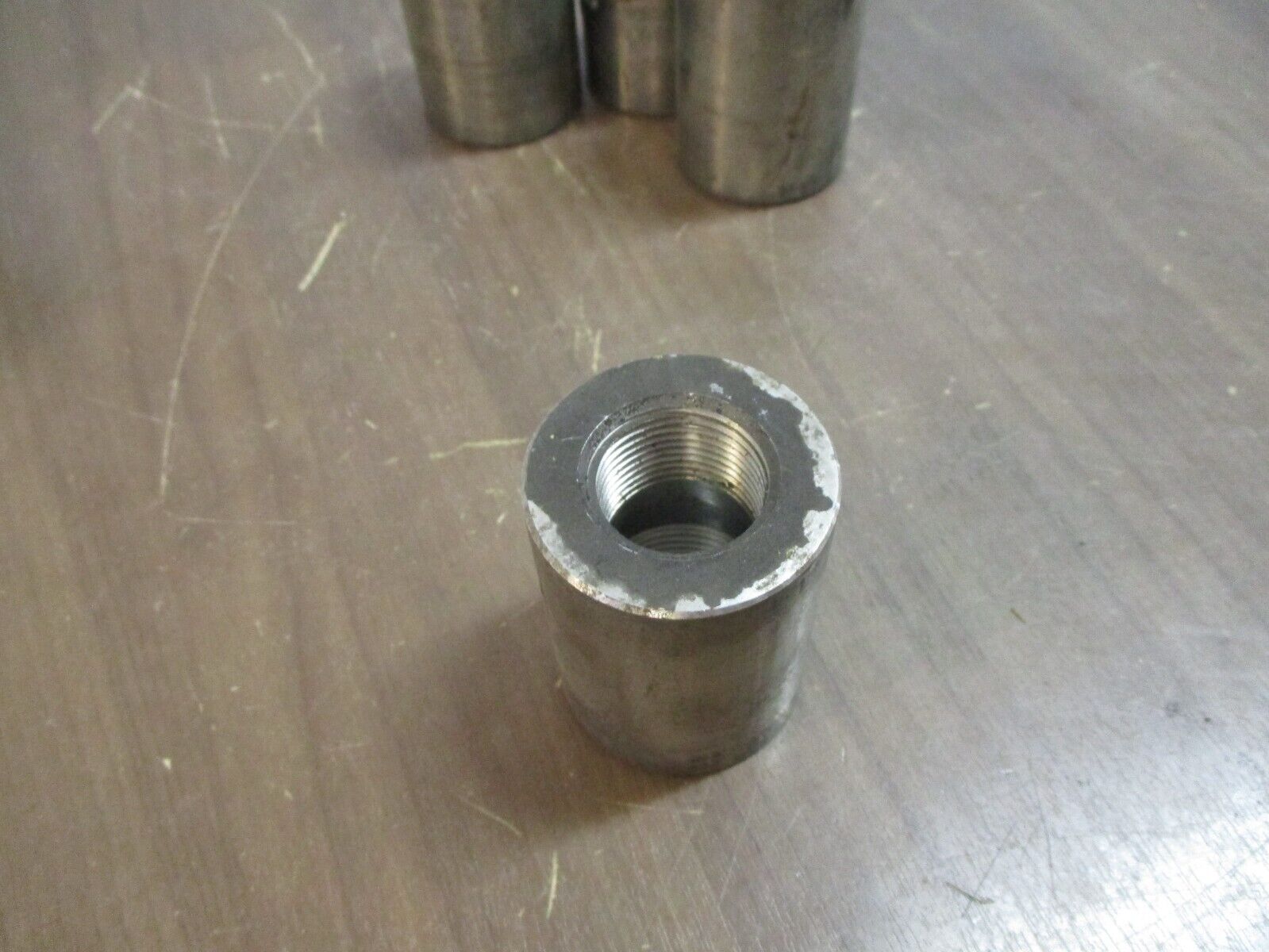 Misc. Brand Threaded Reducer Stainless Steel Size: 1" x 3/4" *Lot of 4* Used