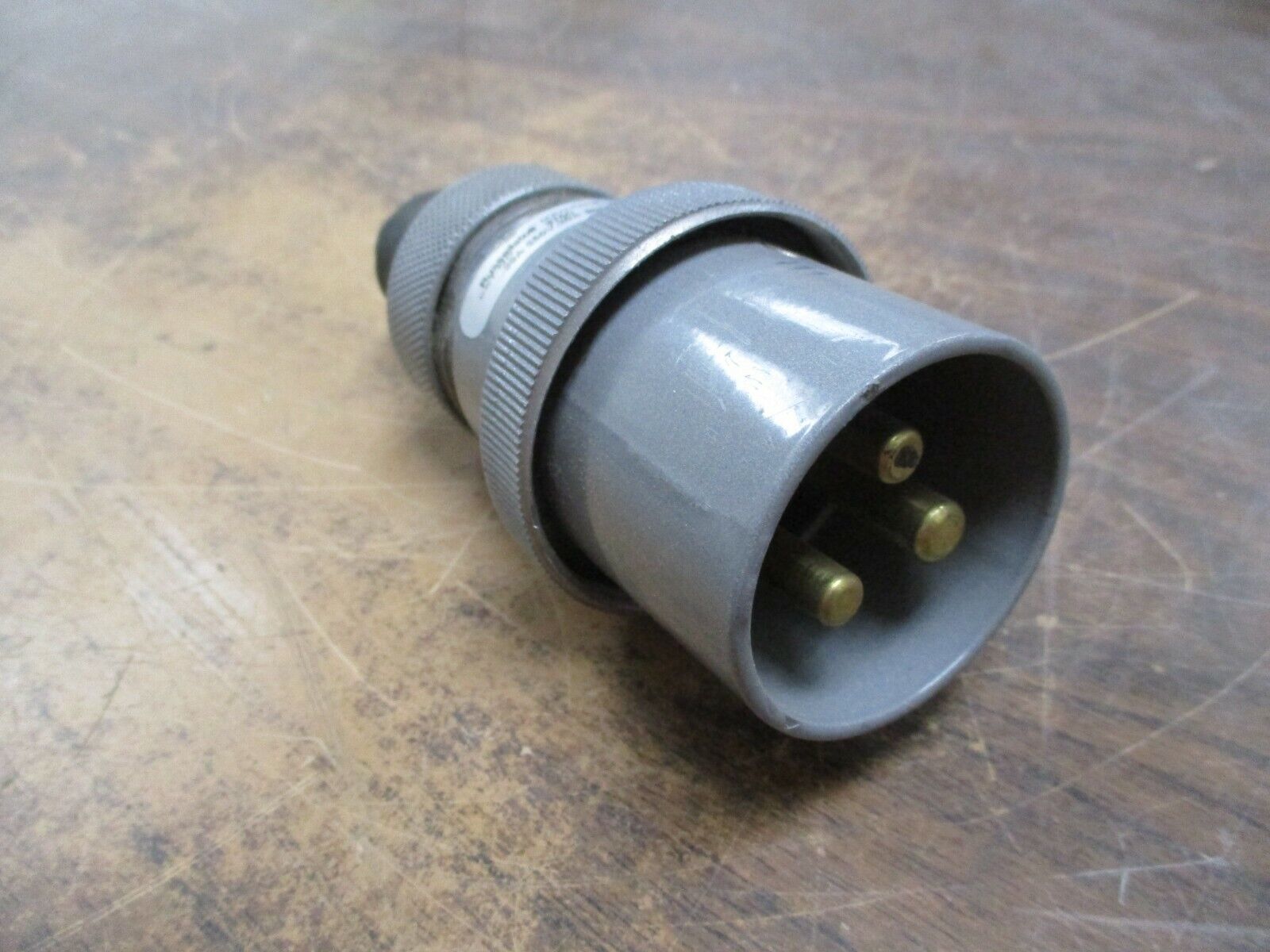 Russellstoll Plug 3750 30A@250V 20A@600V *Wire End* Used