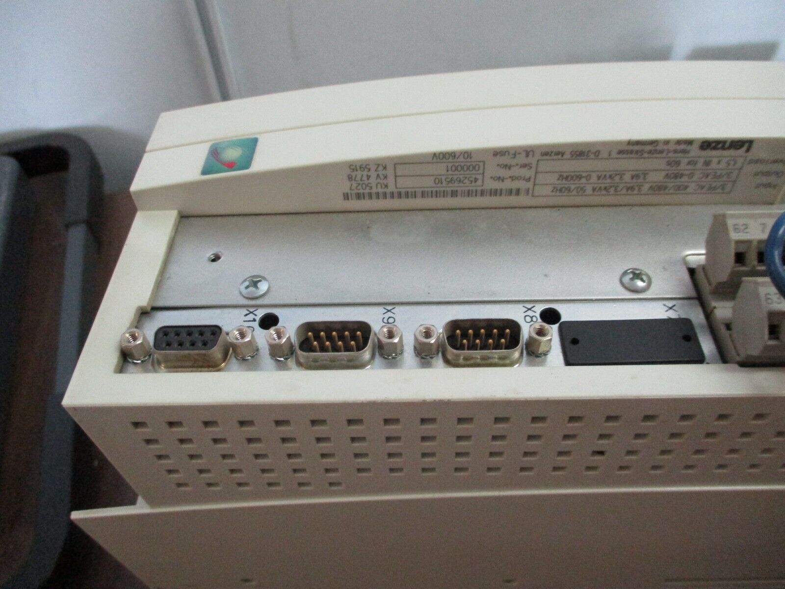 Lenze Servo Drive EVF9323-EV w/ Interbus S Module *Missing X7 Port* Used