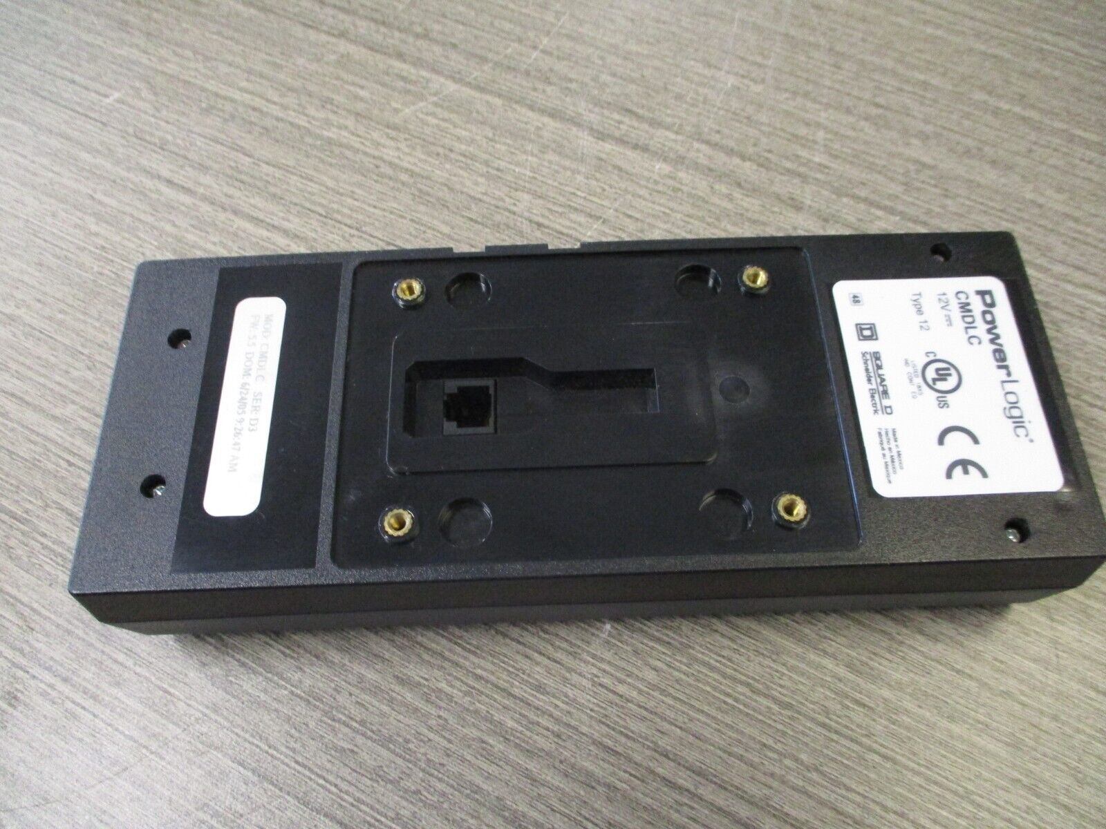 Square D PowerLogic Circuit Monitor Display Module CMDLC Ser. D3 FW: 5.5 Used