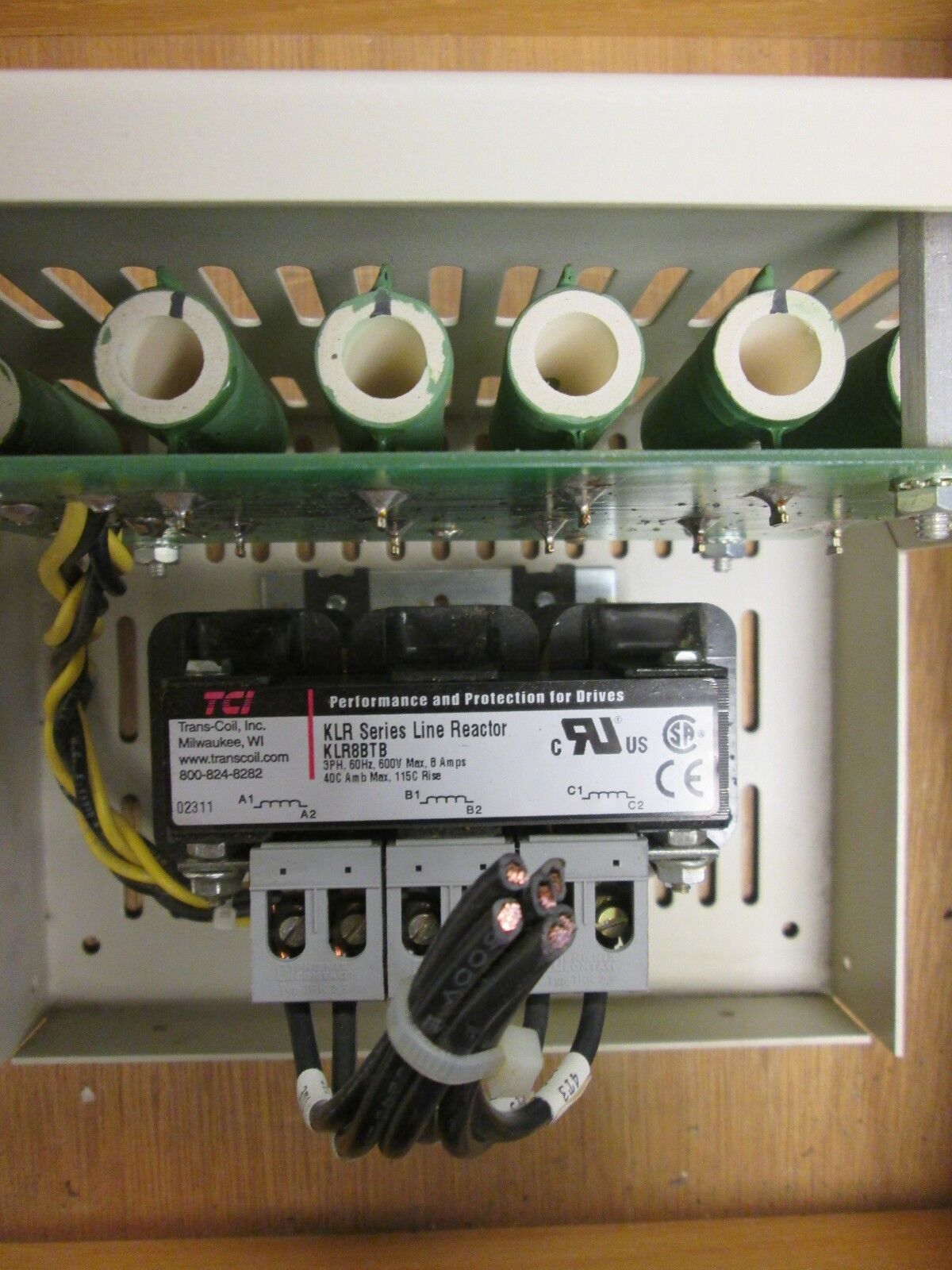 TCI Line Reactor / Filter KLC8B 600V 8A Used