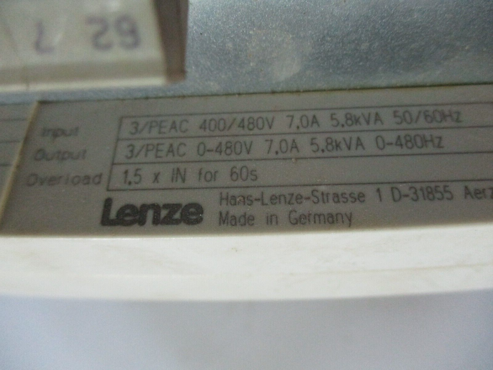 Lenze Servo Controller EVS9324-EP w/ Interbus S Module Used