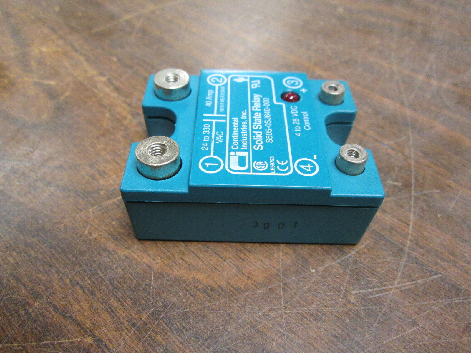 Continential Industries Solid State Relay S505-0SJ640-000 Input:4-28VDC New Surp