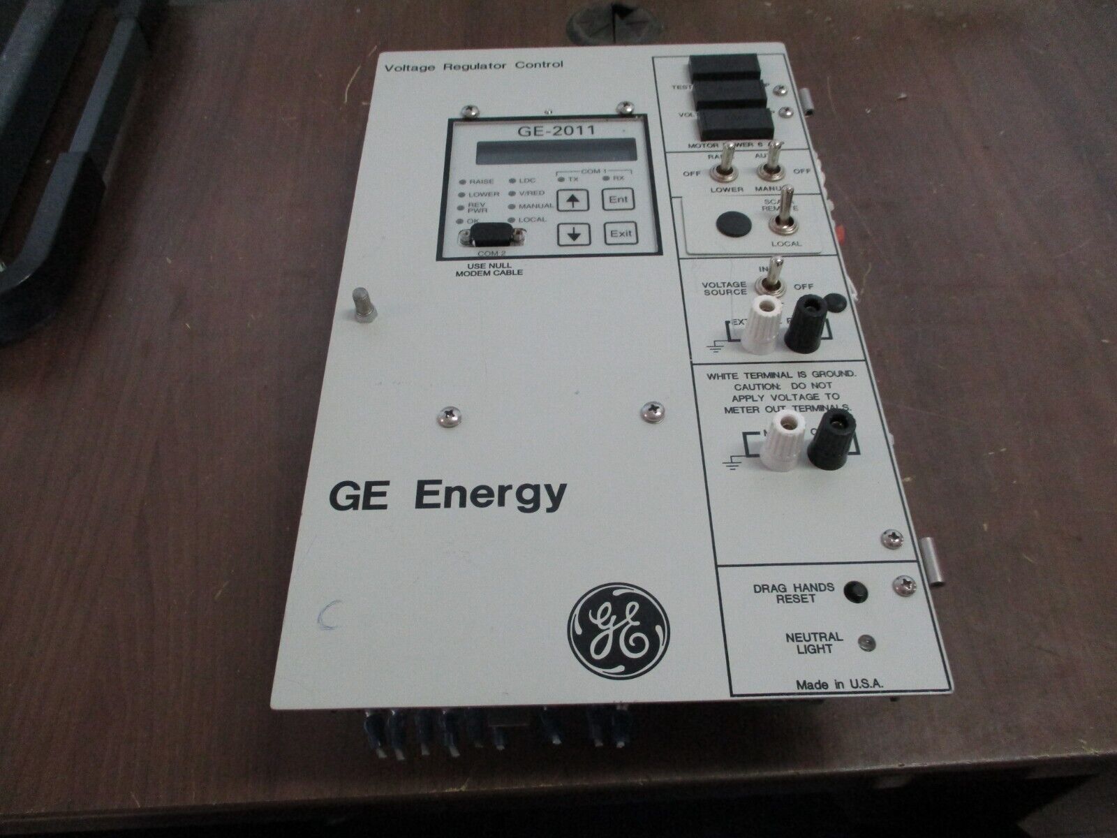 GE GE-2011 Voltage Regulator Control GE-2011C-6SL S/W: D-0146V08.08.05 Used