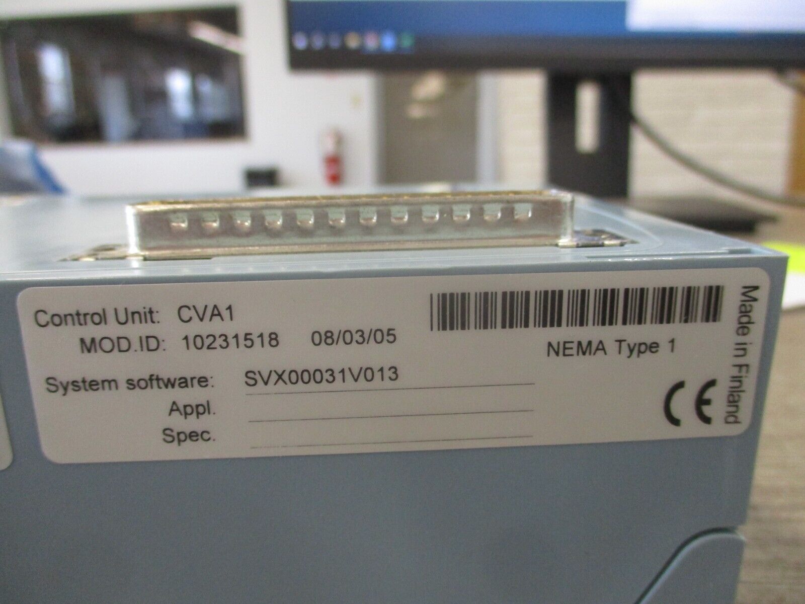 Eaton Drive Control Unit CVA1 System Software : SVX00031V013 Used