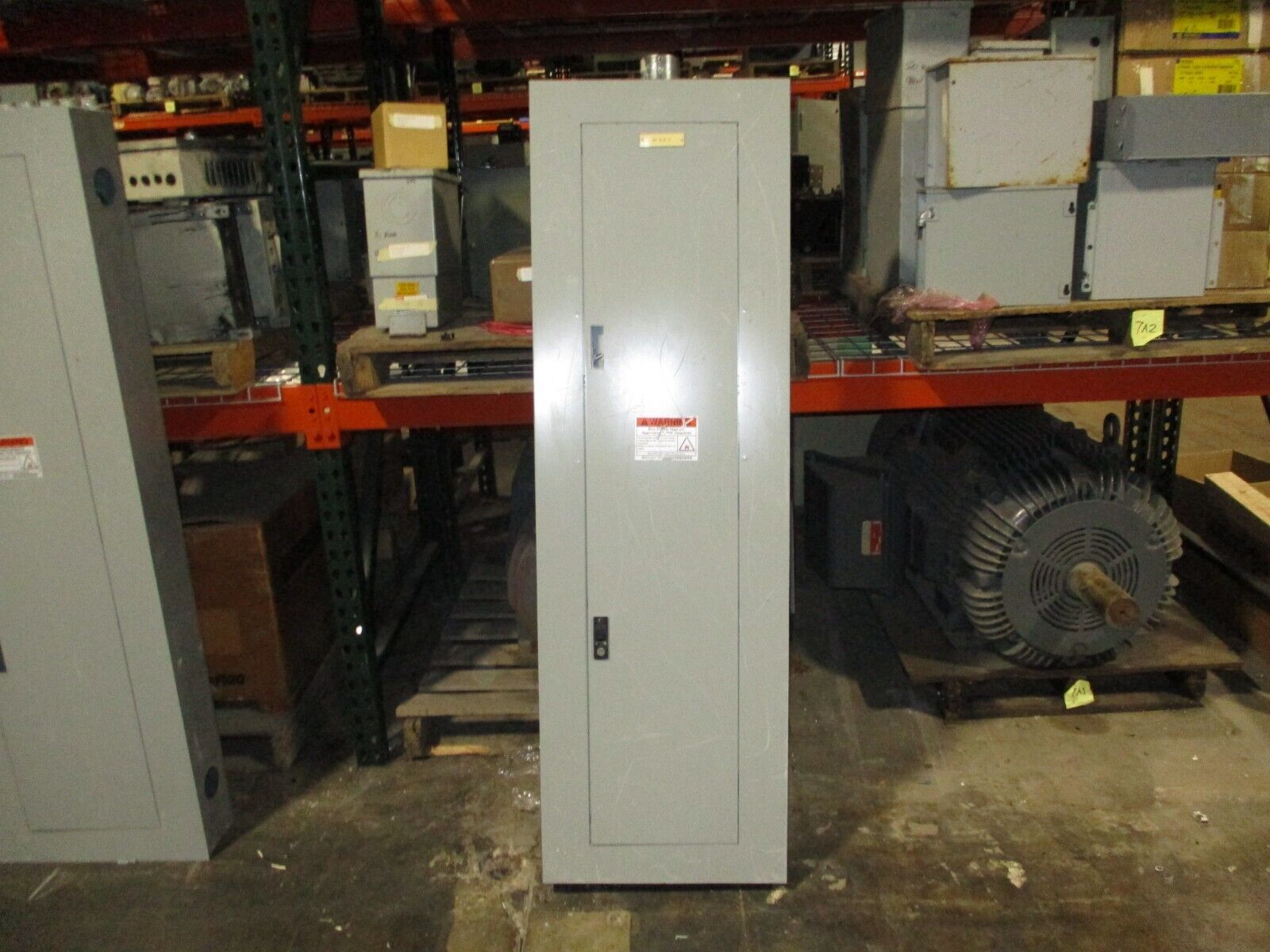 GE Main Lug Breaker Panel AQF3422MTX 225A Max 208/120V 3Ph 4W 42-Slot Used